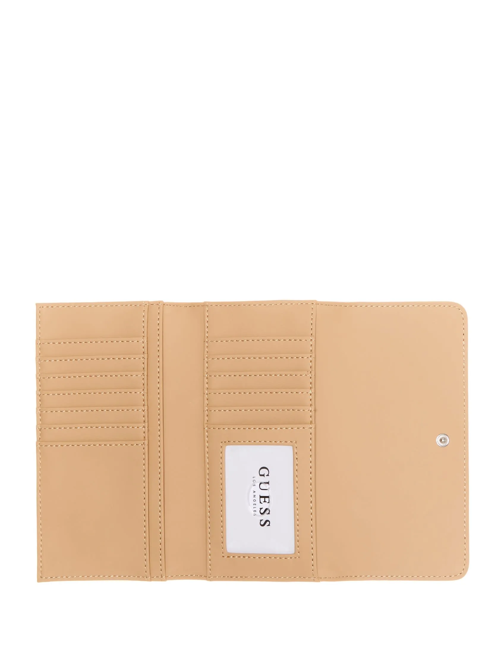 Abree Logo Saffiano Slim Wallet