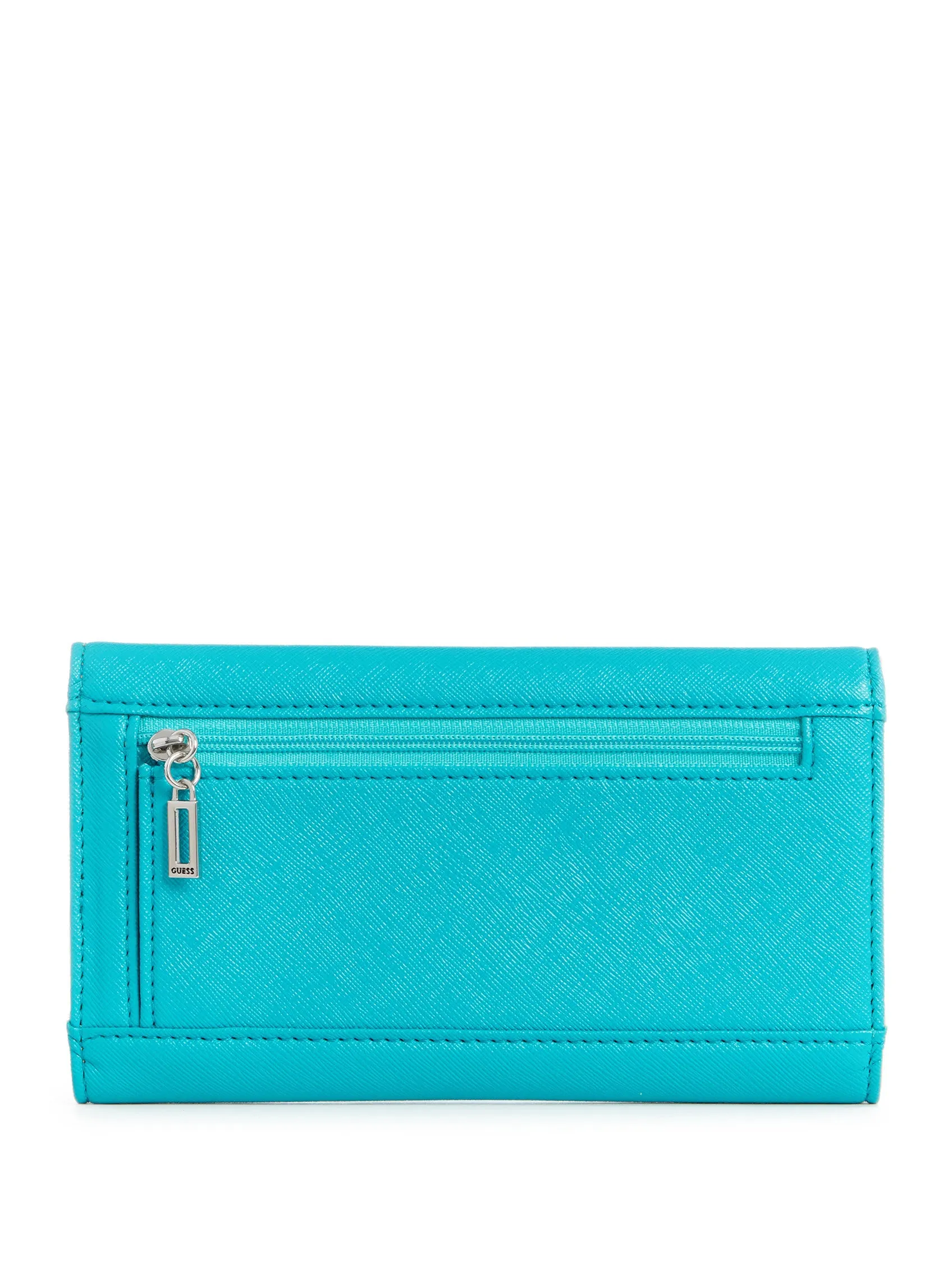 Abree Logo Saffiano Slim Wallet