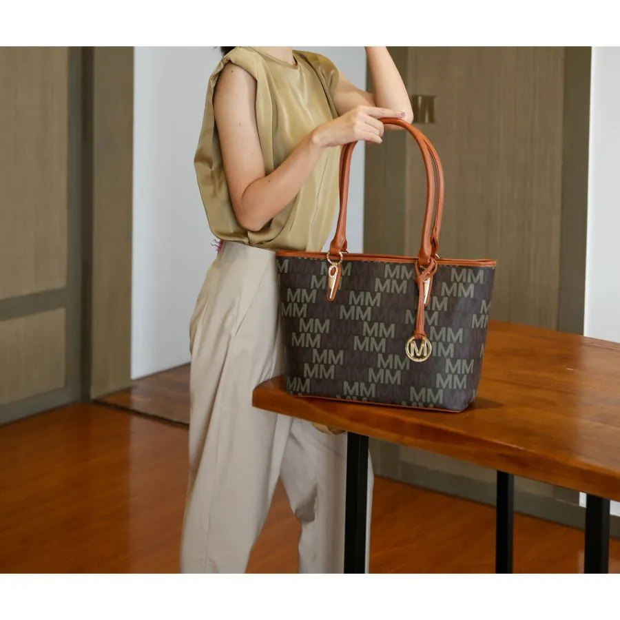 Alexy Tote M Signature 4 PCS Set Handbag