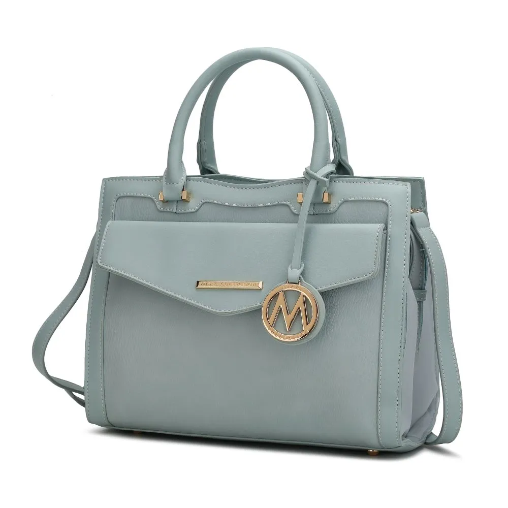 Alyssa Satchel Handbag Vegan Leather Women