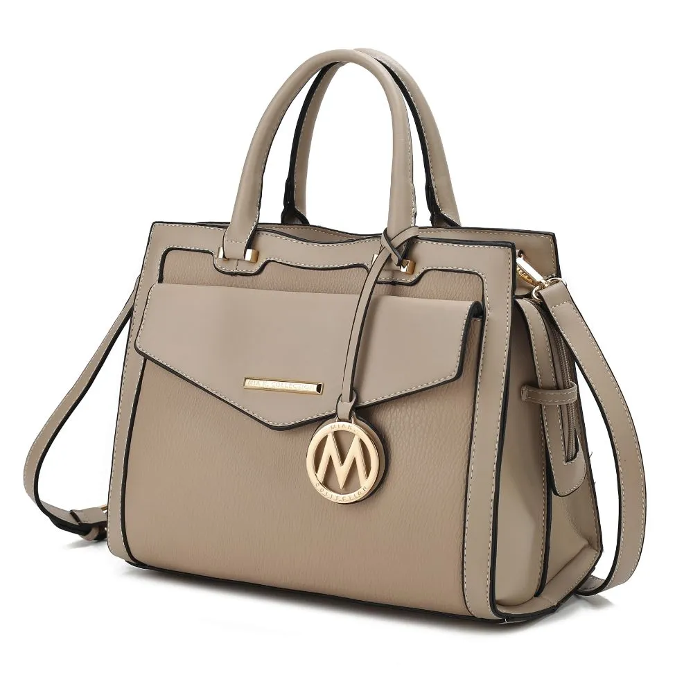 Alyssa Satchel Handbag Vegan Leather Women