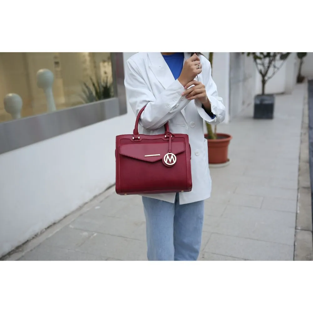 Alyssa Satchel Handbag Vegan Leather Women