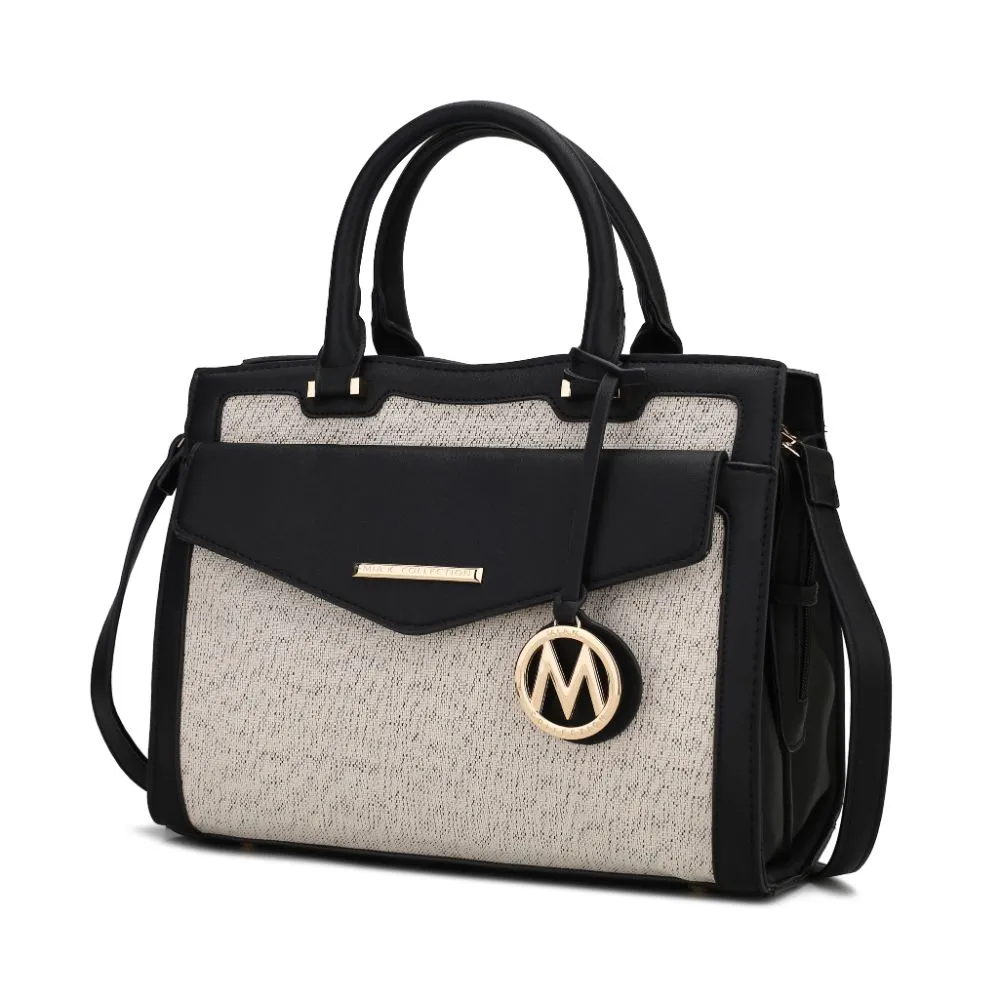 Alyssa Satchel Handbag Vegan Leather Women