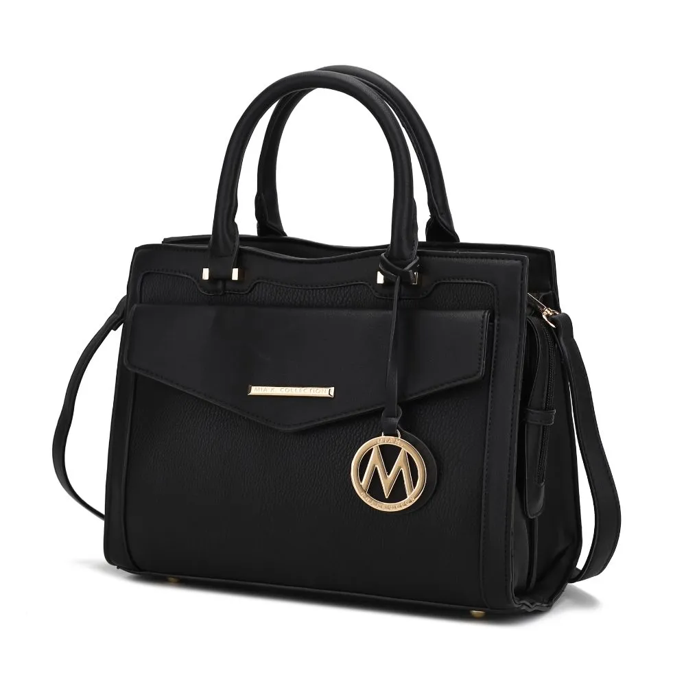 Alyssa Satchel Handbag Vegan Leather Women