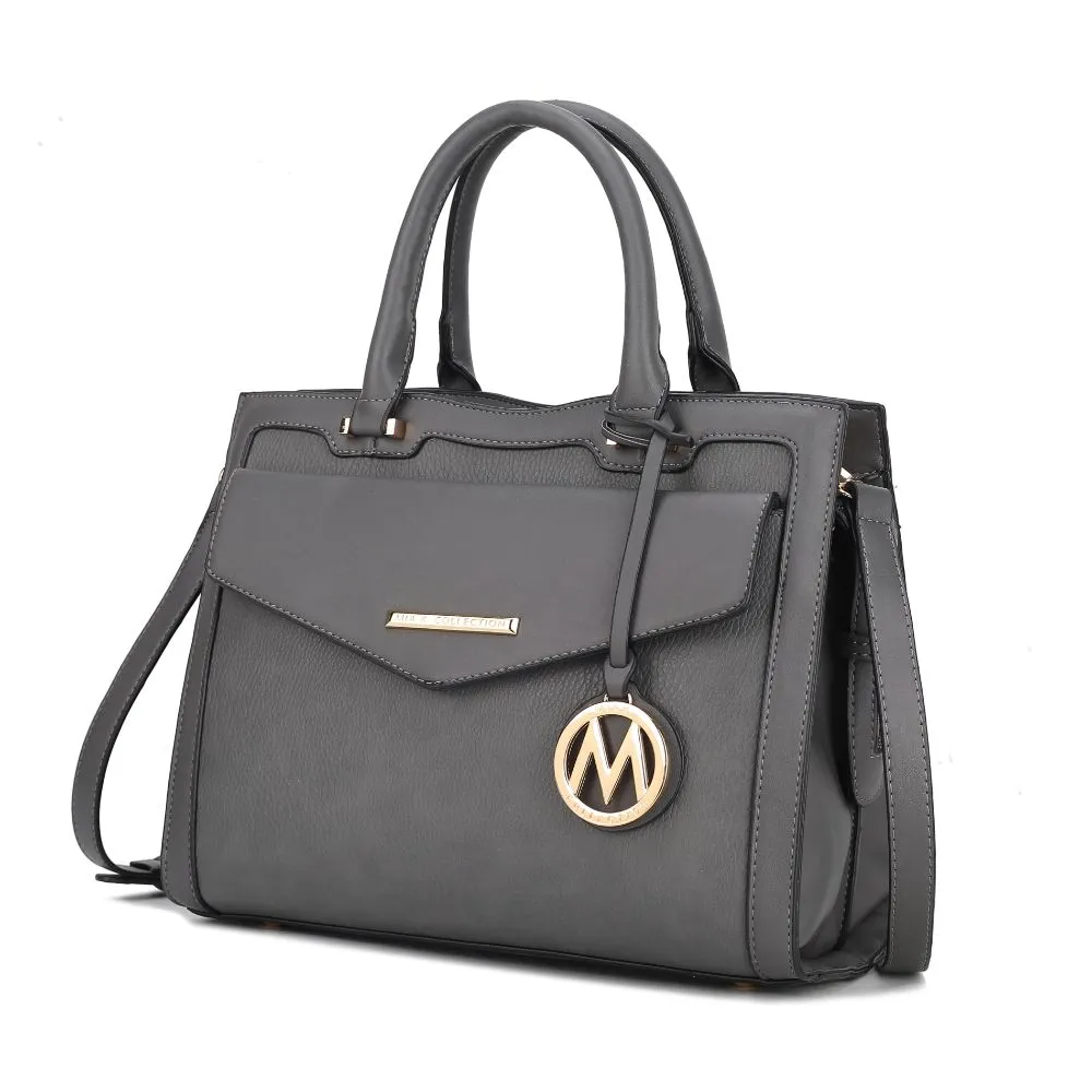 Alyssa Satchel Handbag Vegan Leather Women