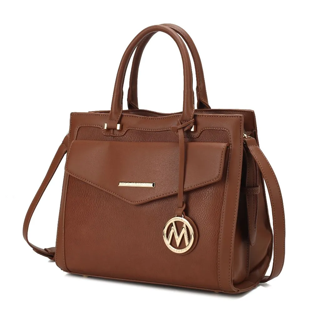 Alyssa Satchel Handbag Vegan Leather Women
