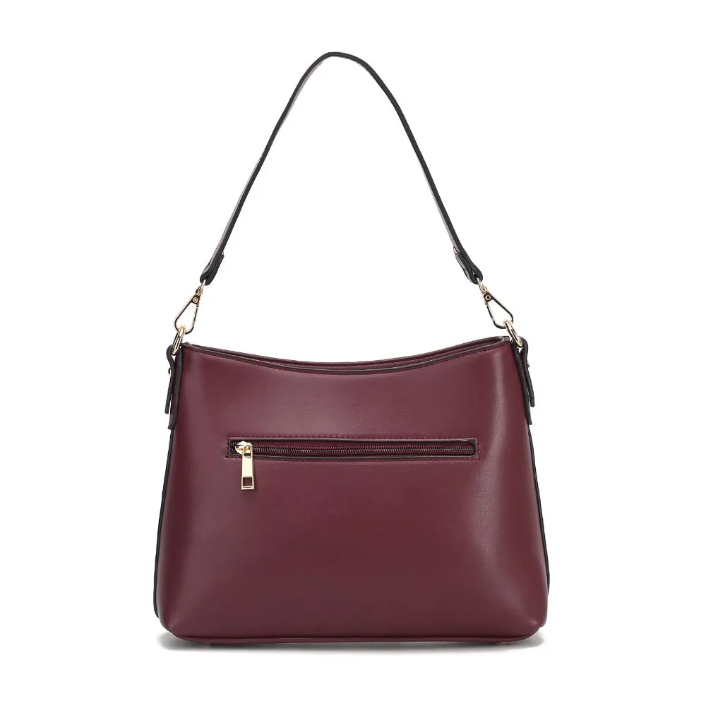 Anayra Vegan Leather Shoulder Handbag
