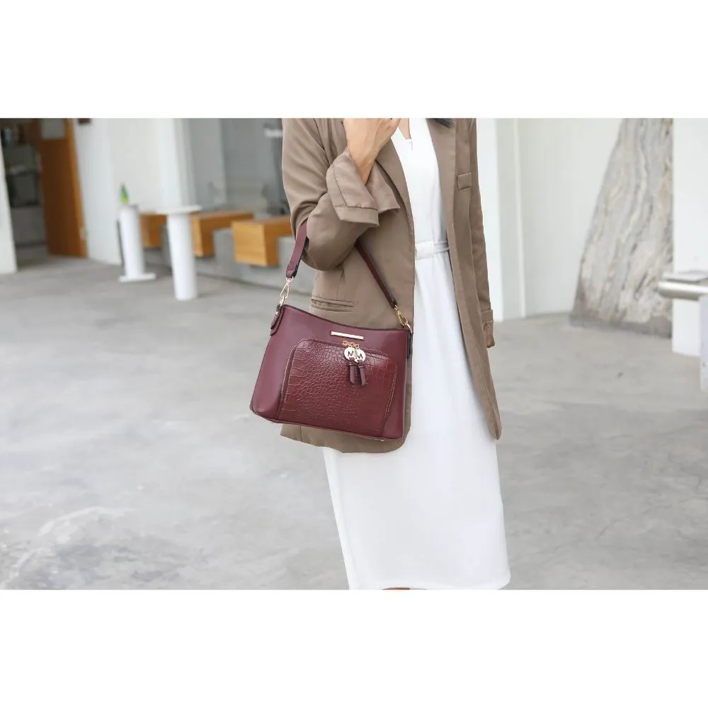 Anayra Vegan Leather Shoulder Handbag