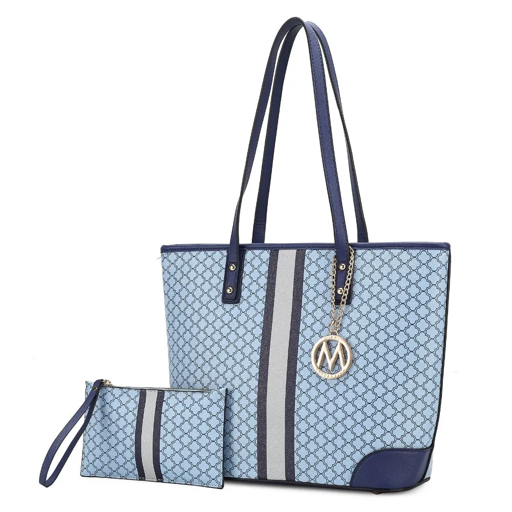 Arya Vegan Leather Women’s Tote Bag with Wristlet Pouch– 2 pieces