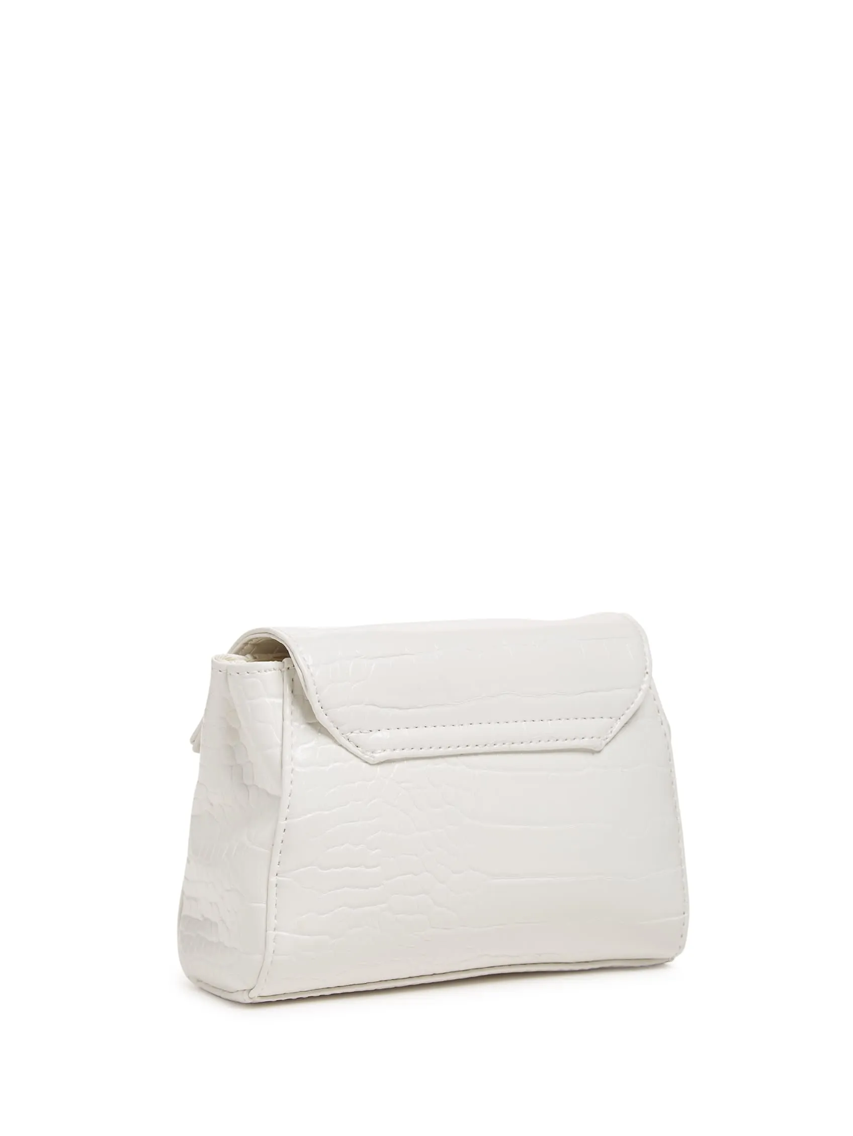 Aubrey Croc-Embossed Mini Crossbody