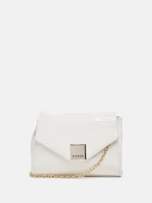 Aubrey Croc-Embossed Mini Crossbody