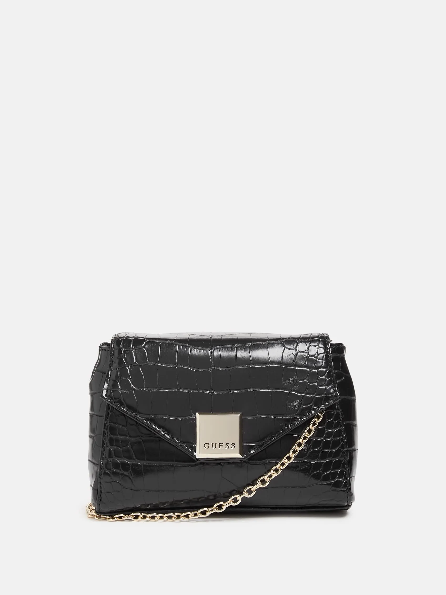 Aubrey Croc-Embossed Mini Crossbody