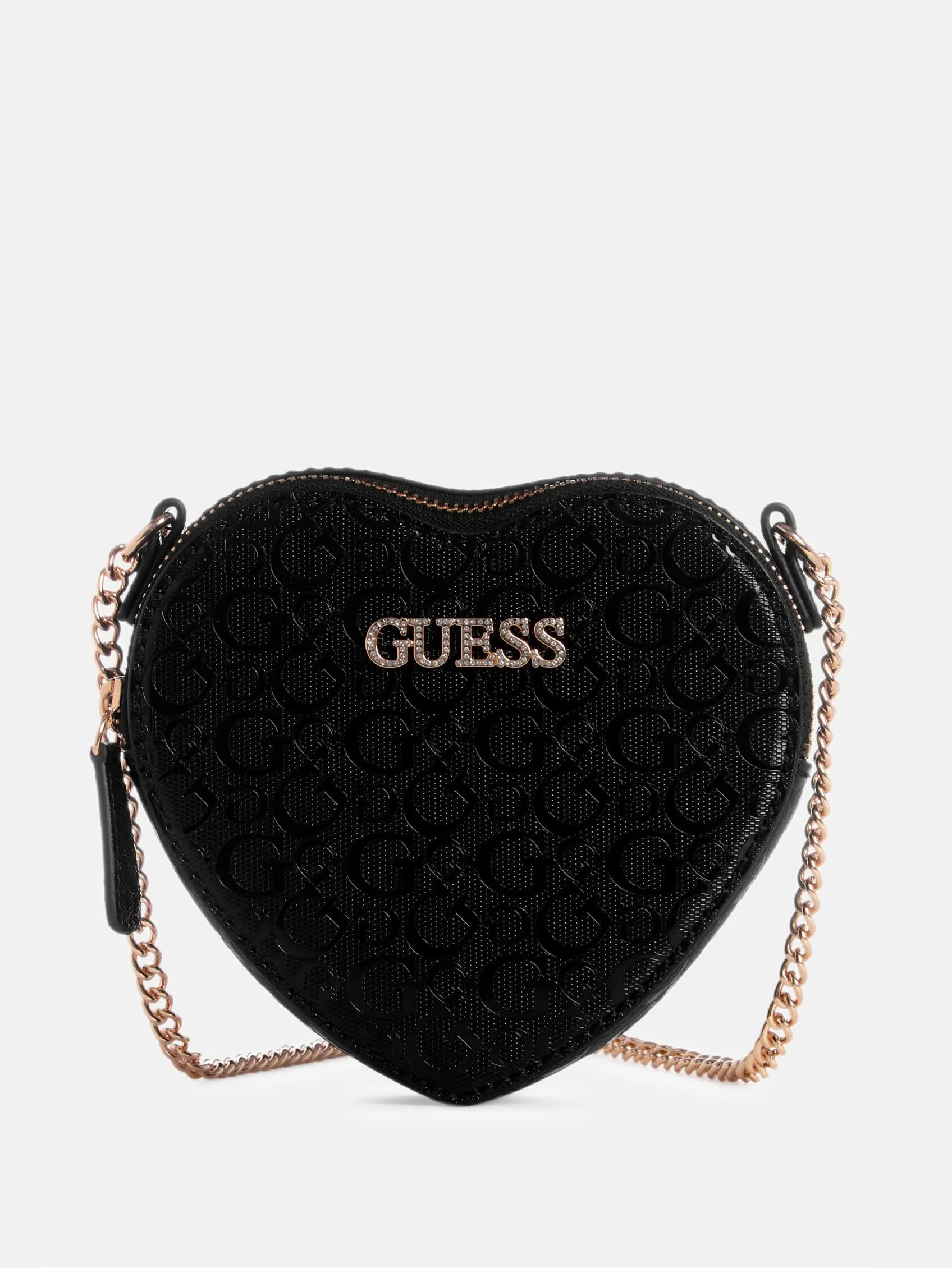Aubrie Logo Heart Crossbody