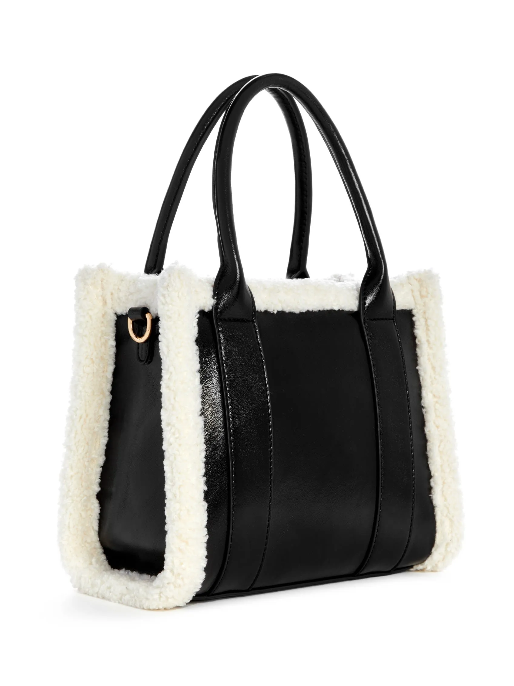 Biscoe Shearling Trim Carryall