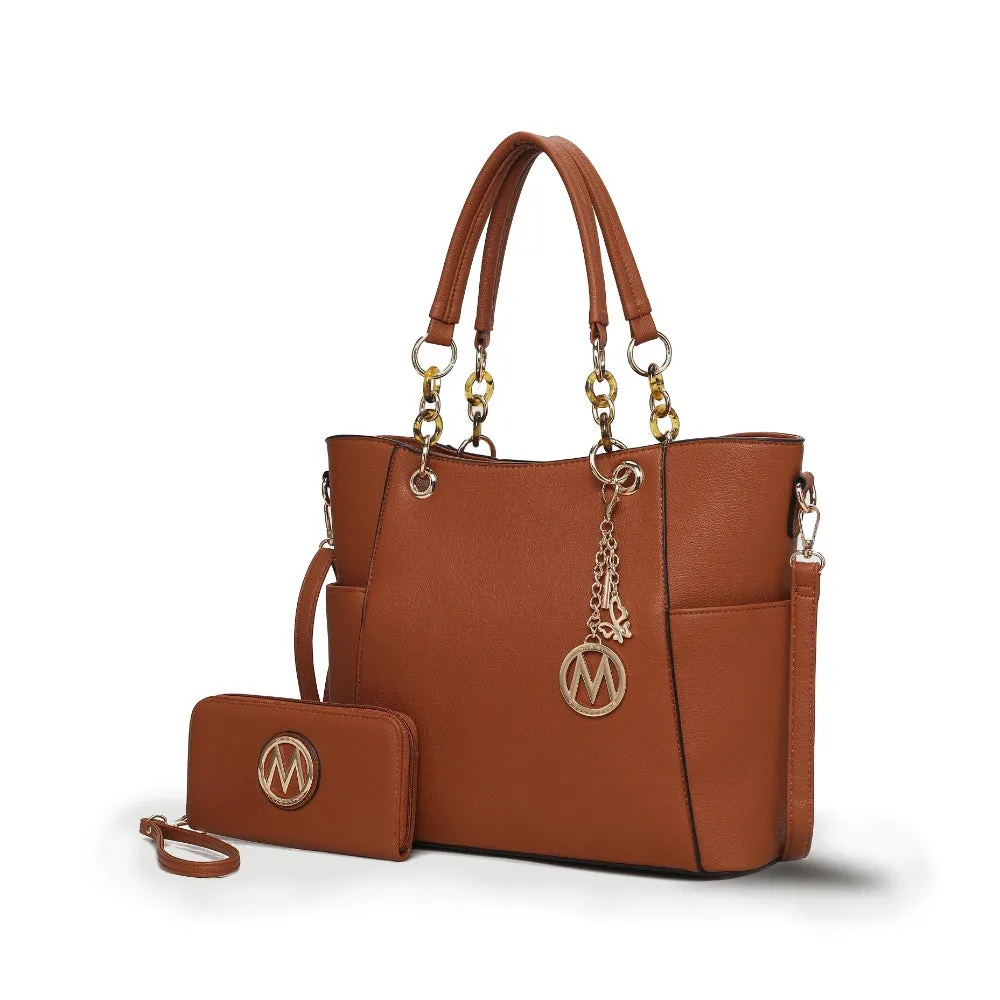 Bonita Tote Handbag with Wallet - 2 pieces