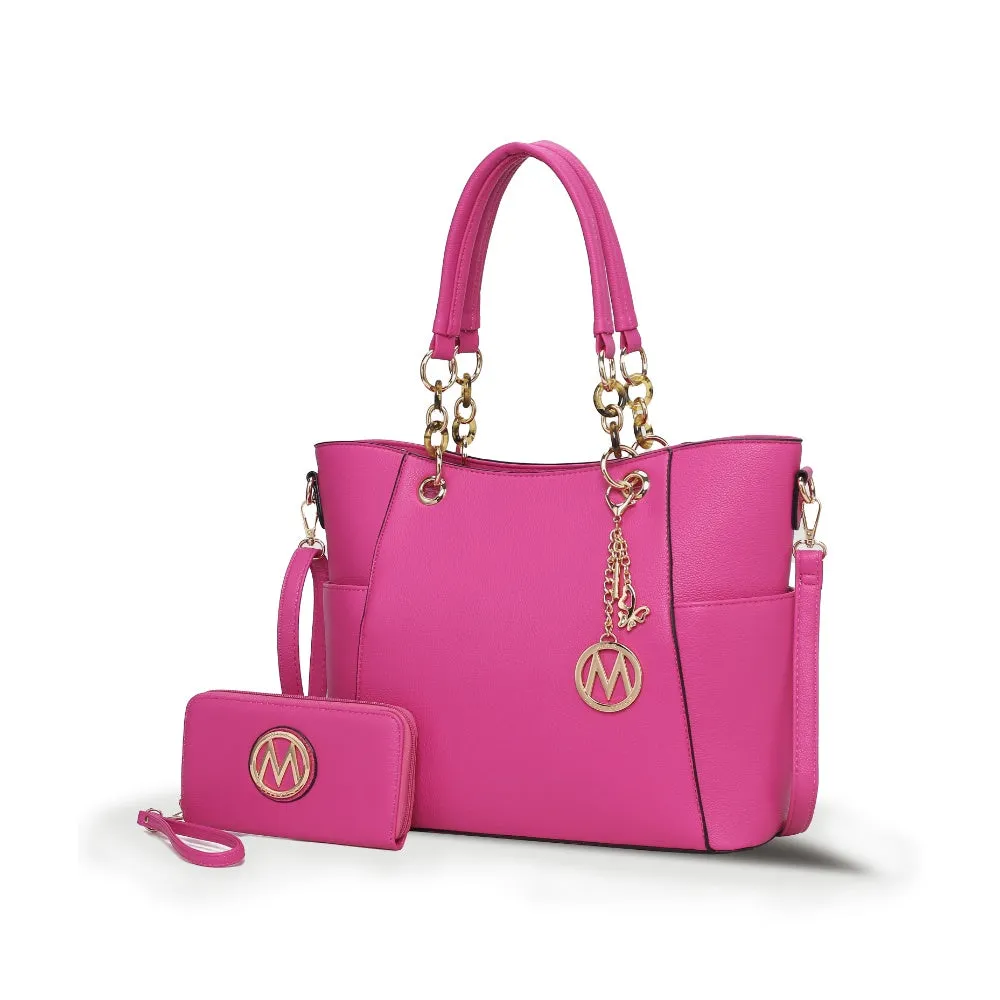 Bonita Tote Handbag with Wallet - 2 pieces