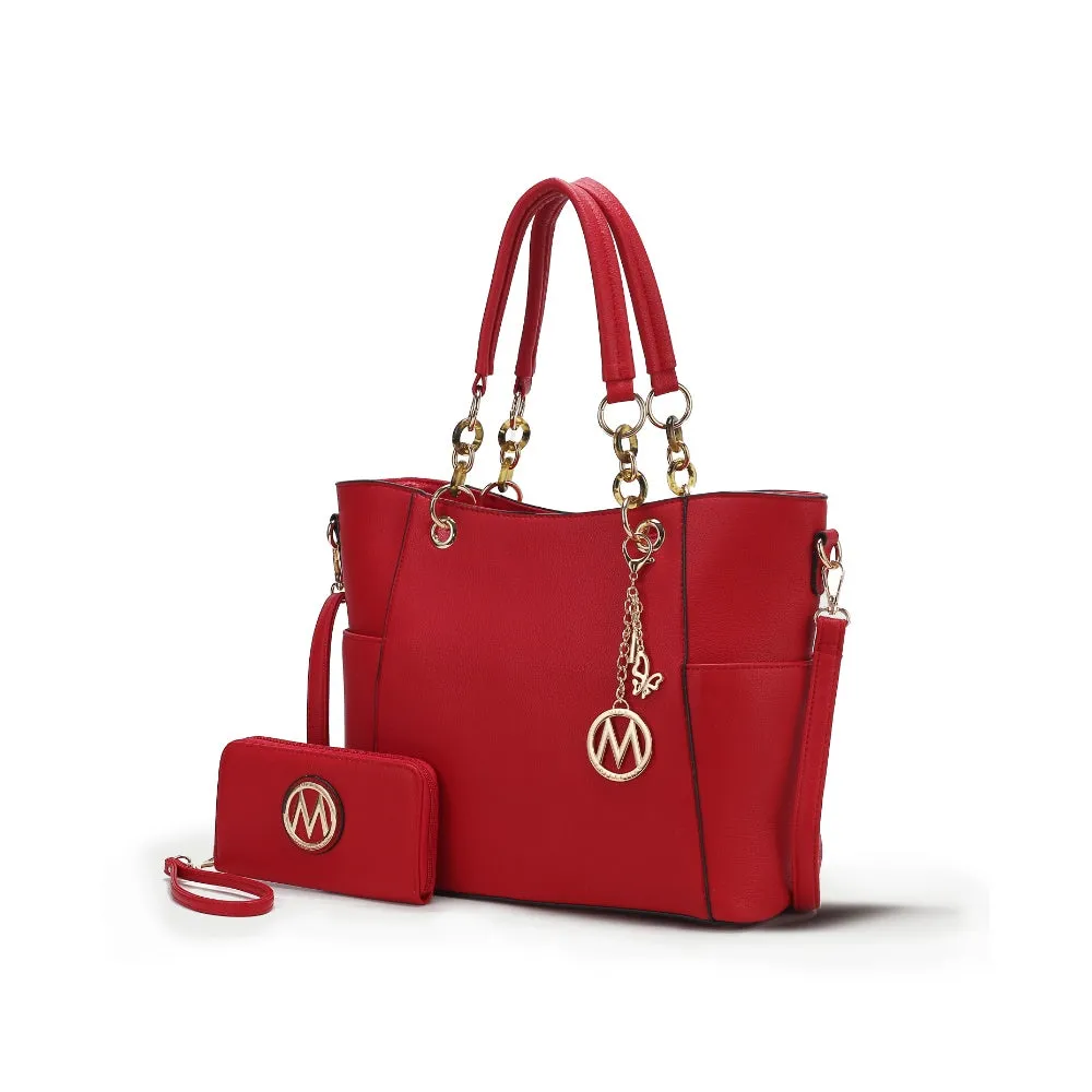Bonita Tote Handbag with Wallet - 2 pieces
