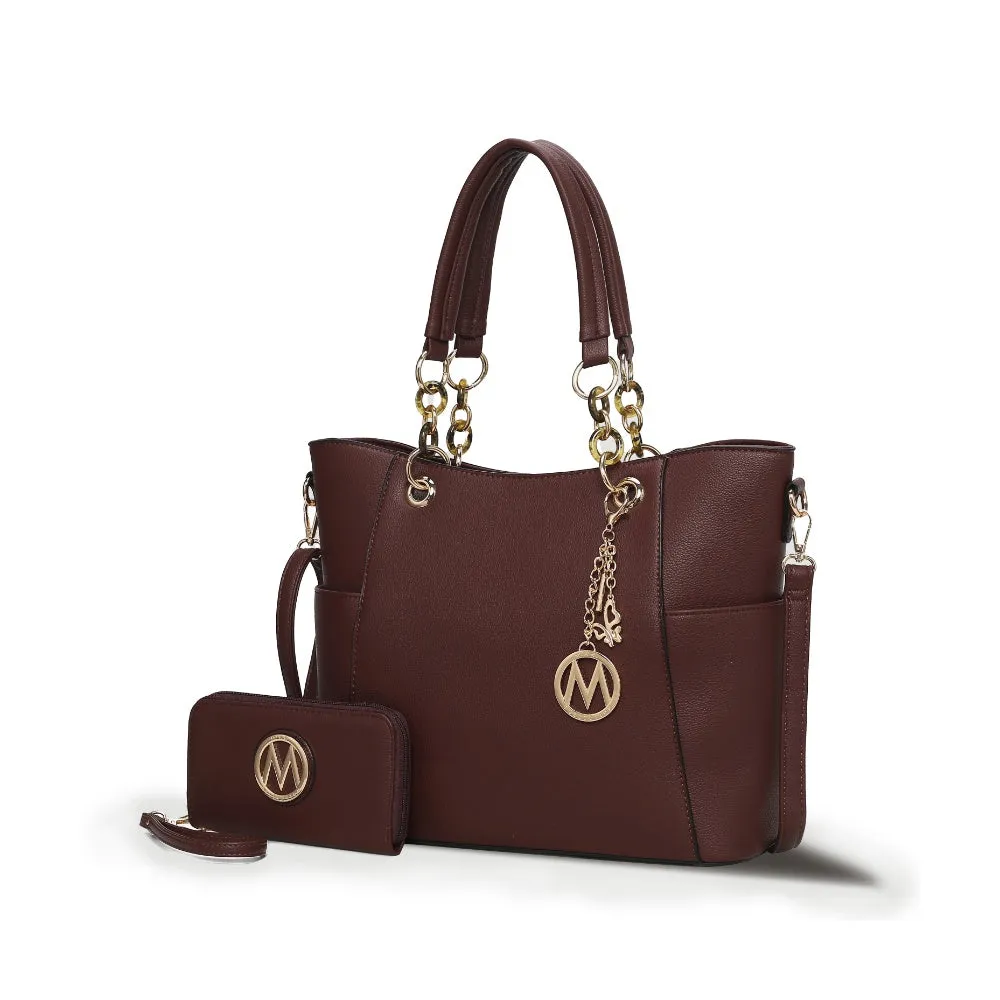 Bonita Tote Handbag with Wallet - 2 pieces