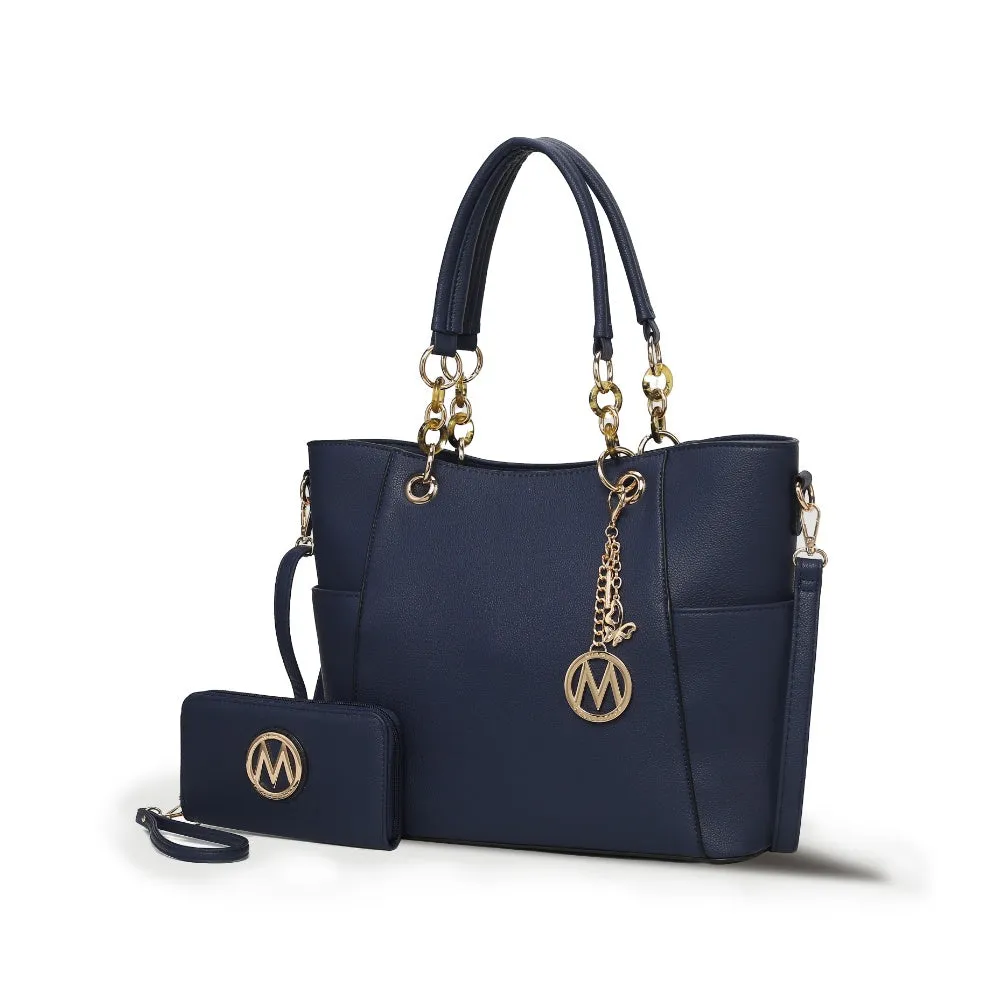 Bonita Tote Handbag with Wallet - 2 pieces