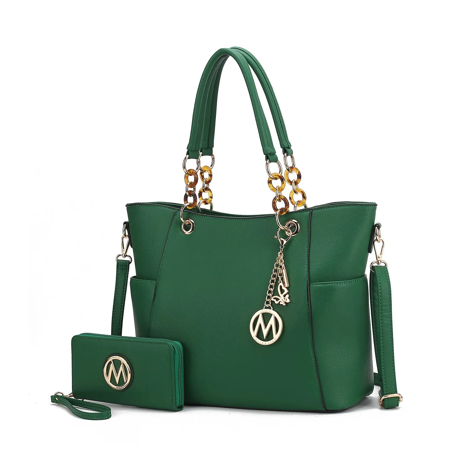 Bonita Tote Handbag with Wallet - 2 pieces
