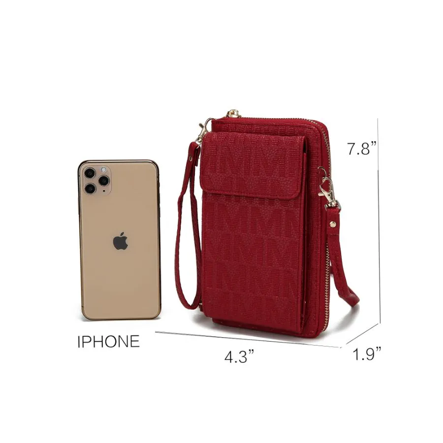 Caddy Vegan Leather Women’s Phone Wallet Crossbody