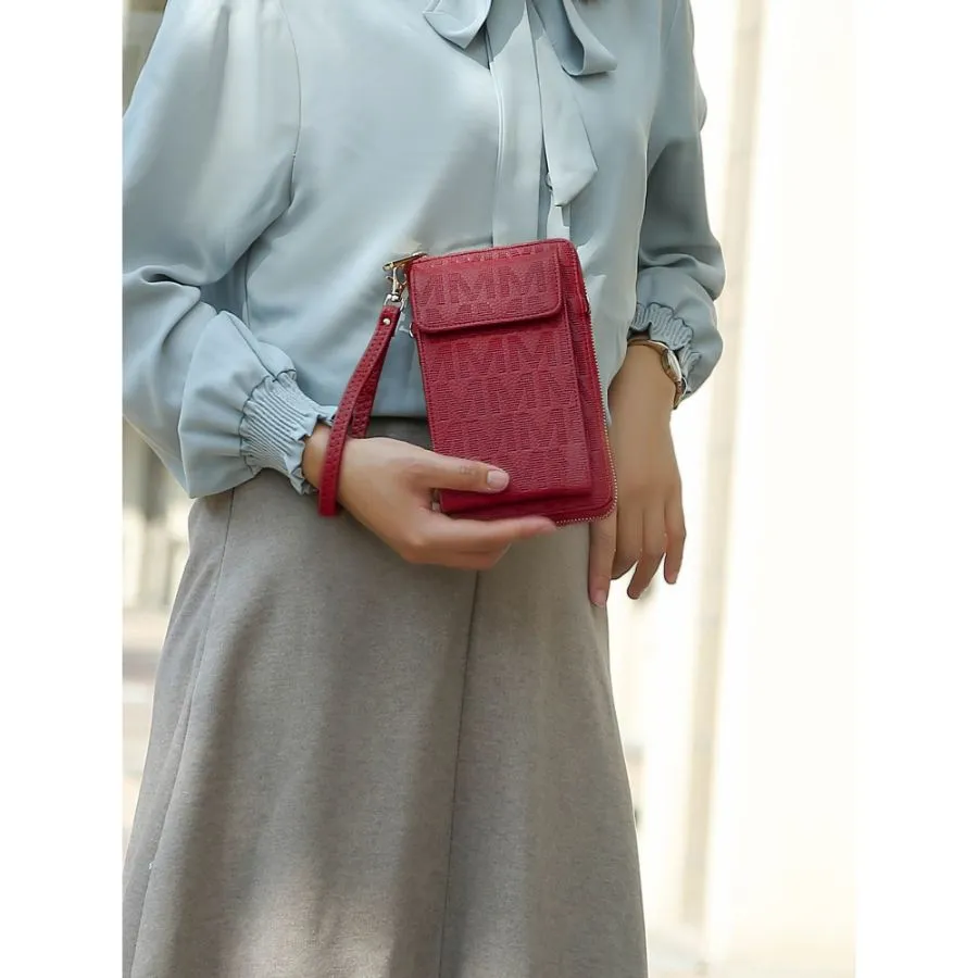 Caddy Vegan Leather Women’s Phone Wallet Crossbody