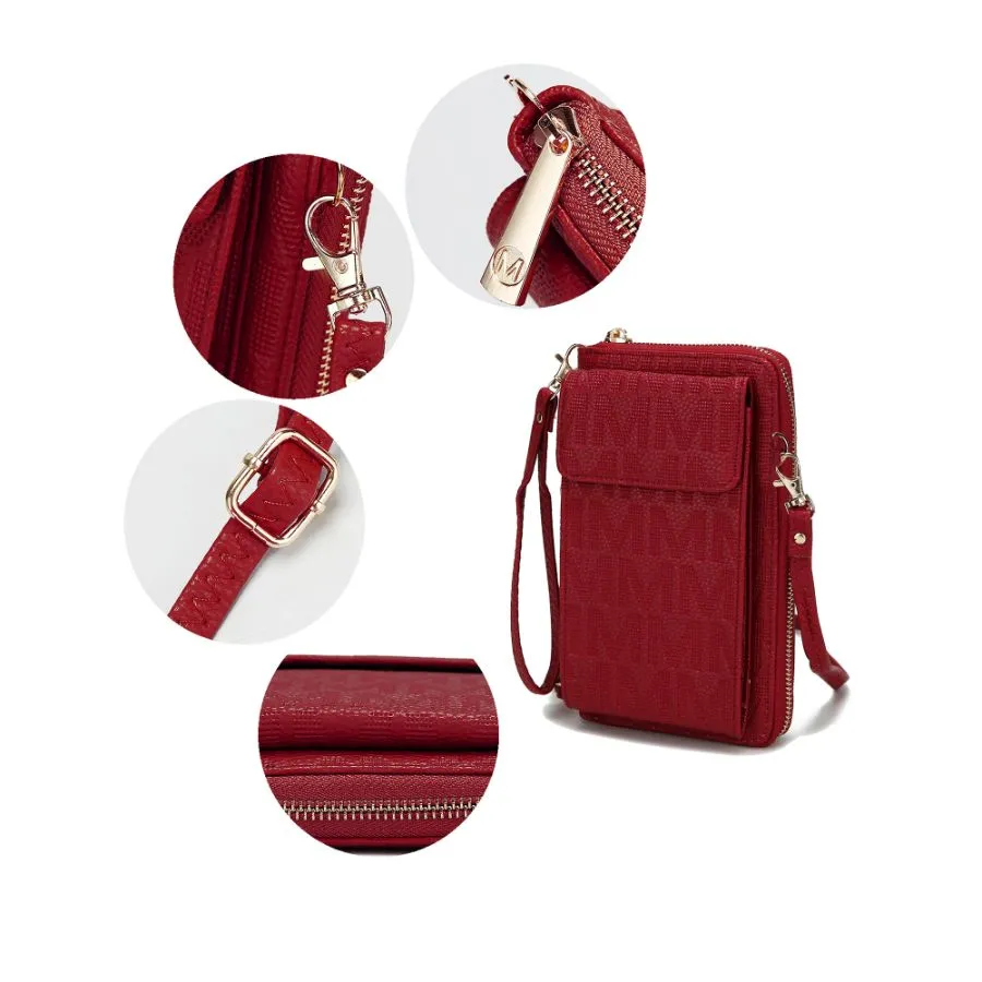 Caddy Vegan Leather Women’s Phone Wallet Crossbody