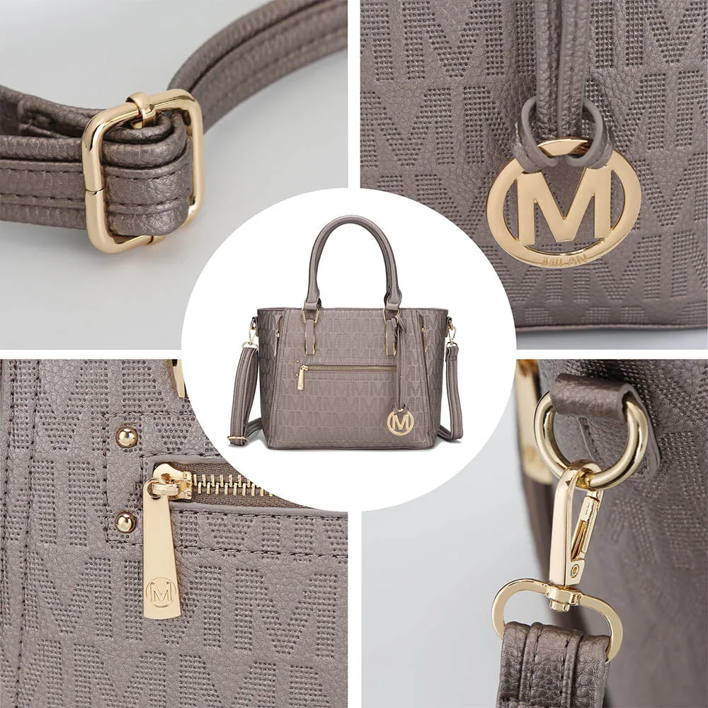 Cairo M Signature Satchel Handbag