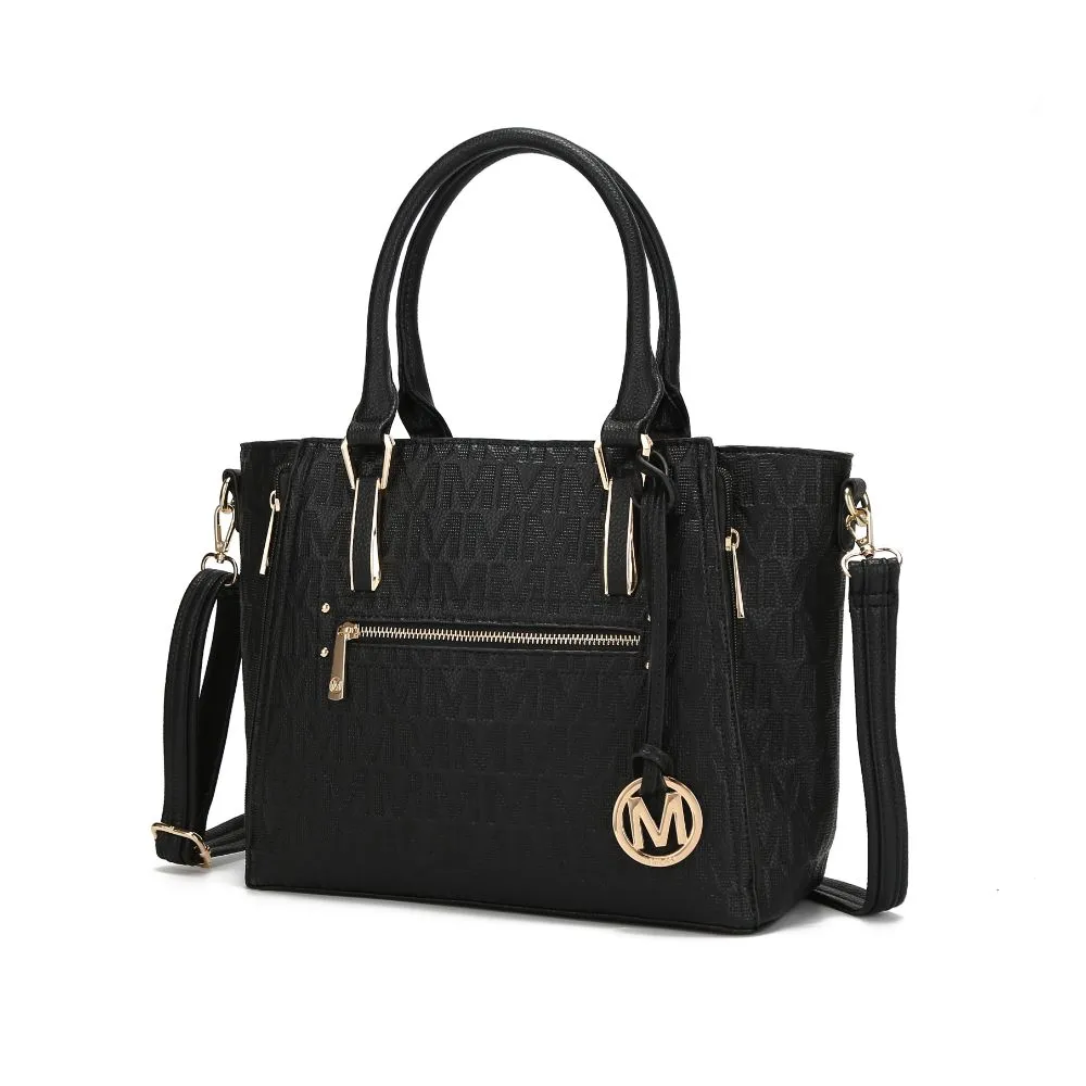 Cairo M Signature Satchel Handbag
