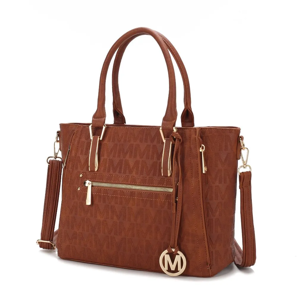 Cairo M Signature Satchel Handbag