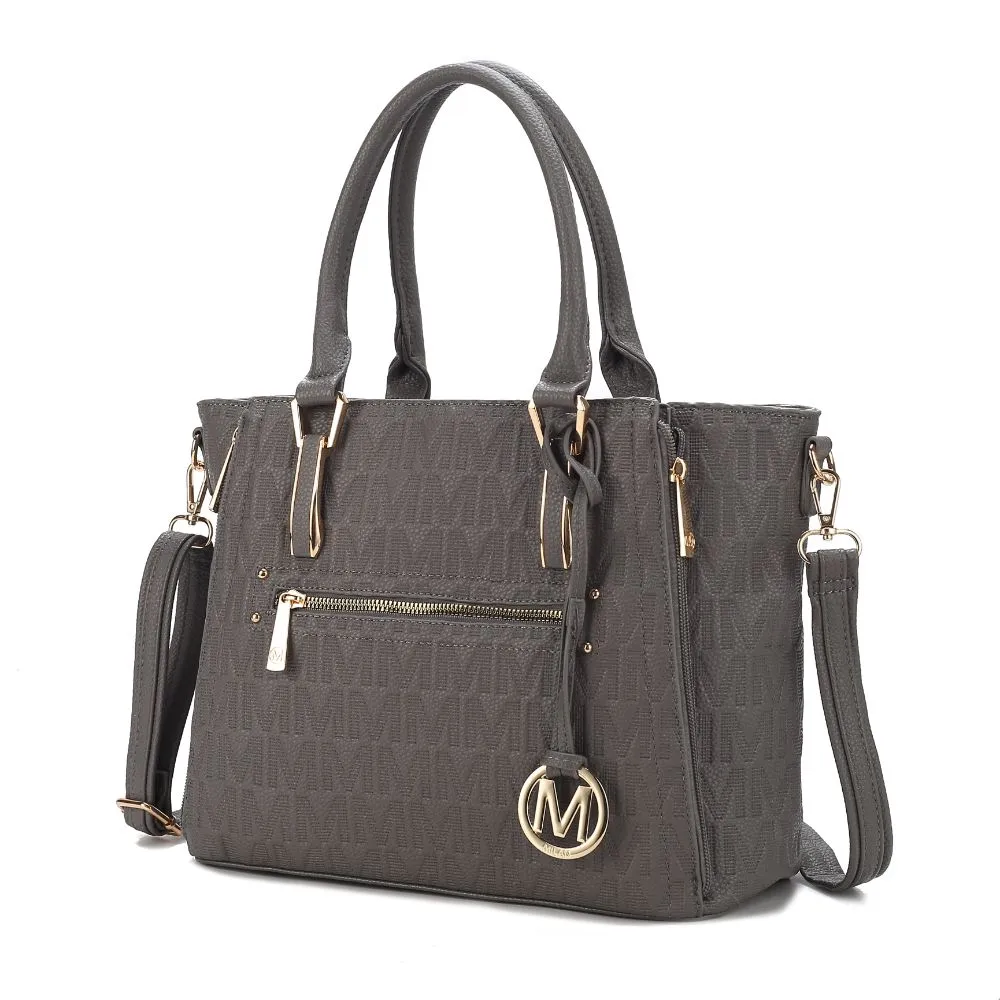 Cairo M Signature Satchel Handbag