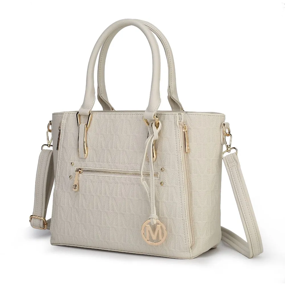 Cairo M Signature Satchel Handbag