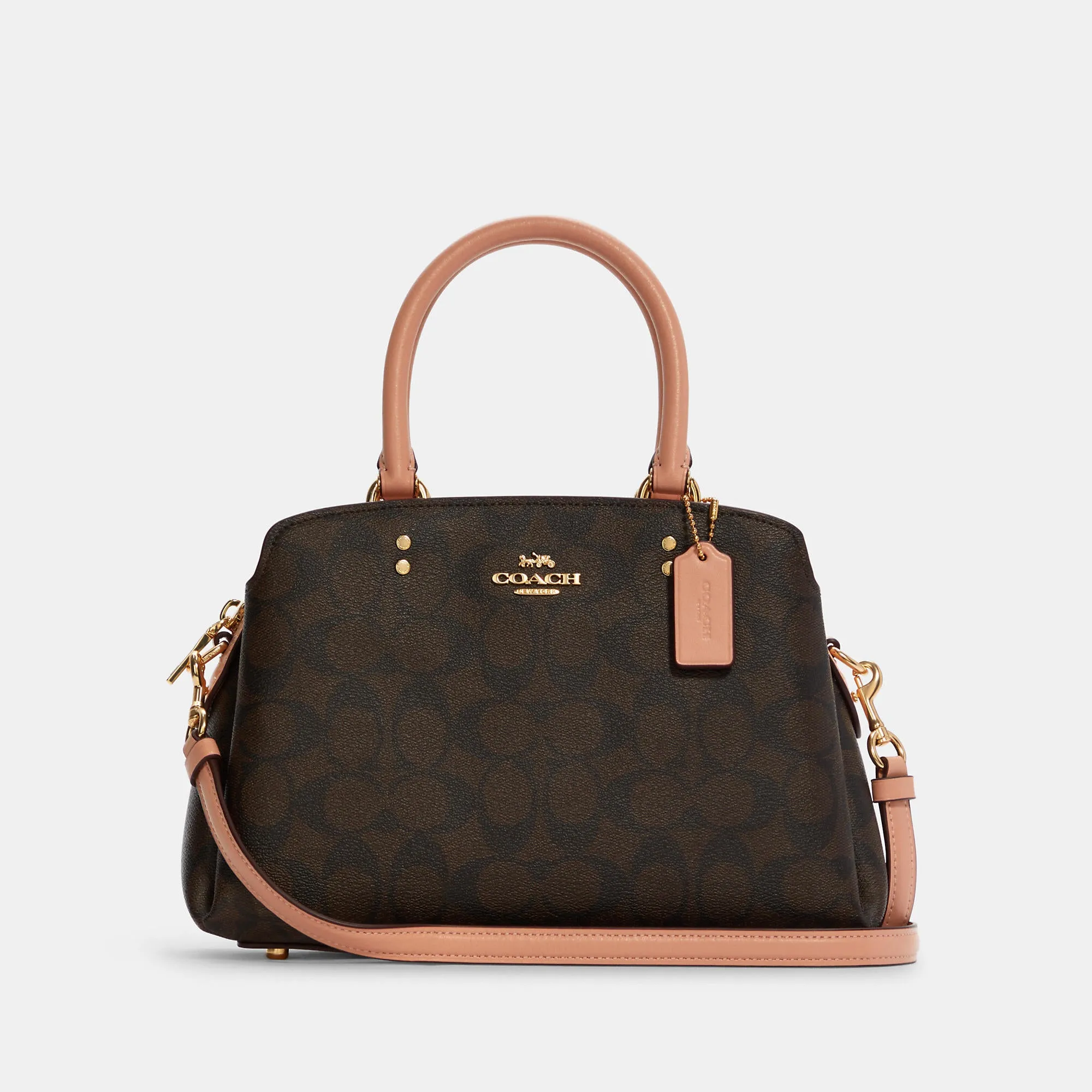 COACH Mini Lillie Carryall In Signature Canvas