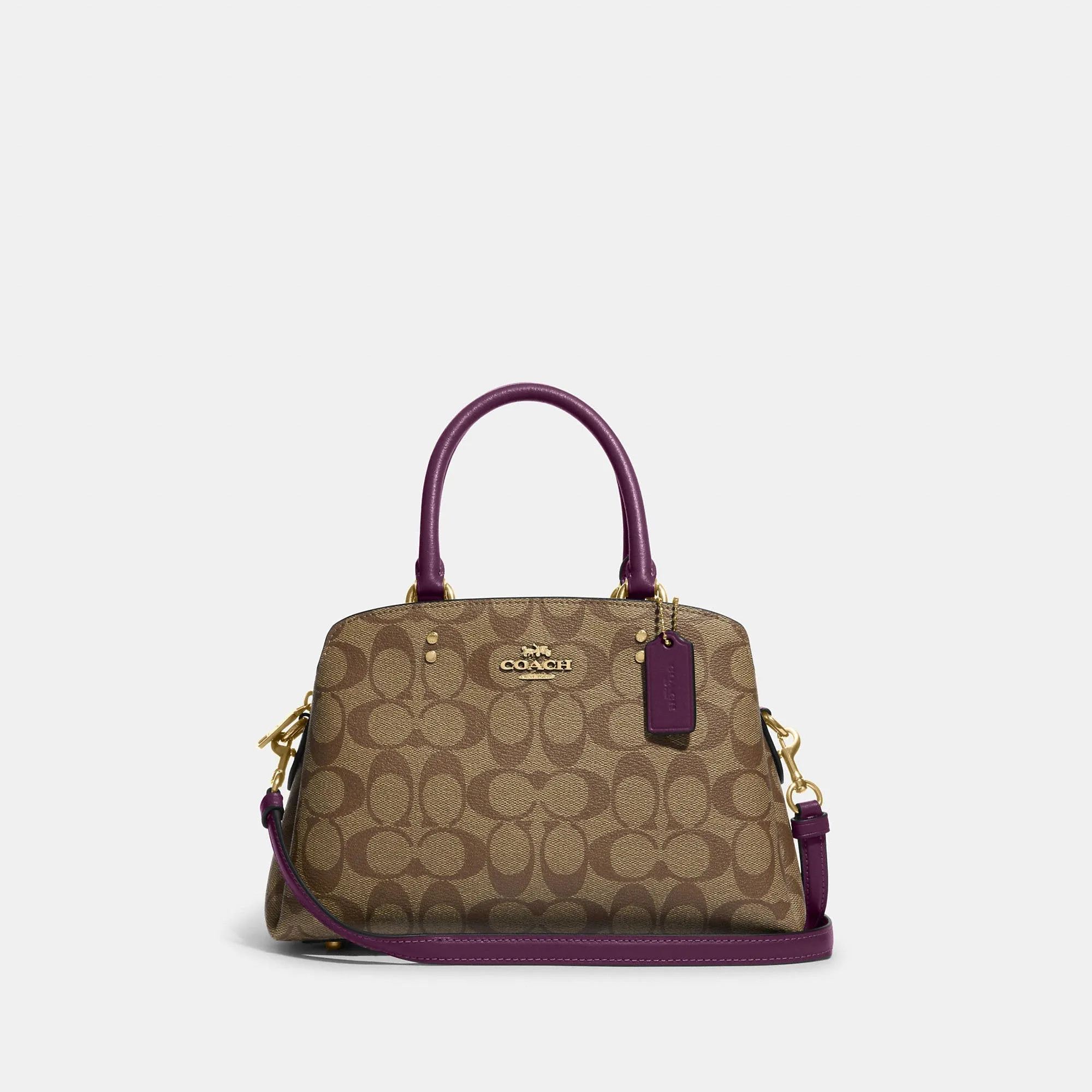 COACH Mini Lillie Carryall In Signature Canvas