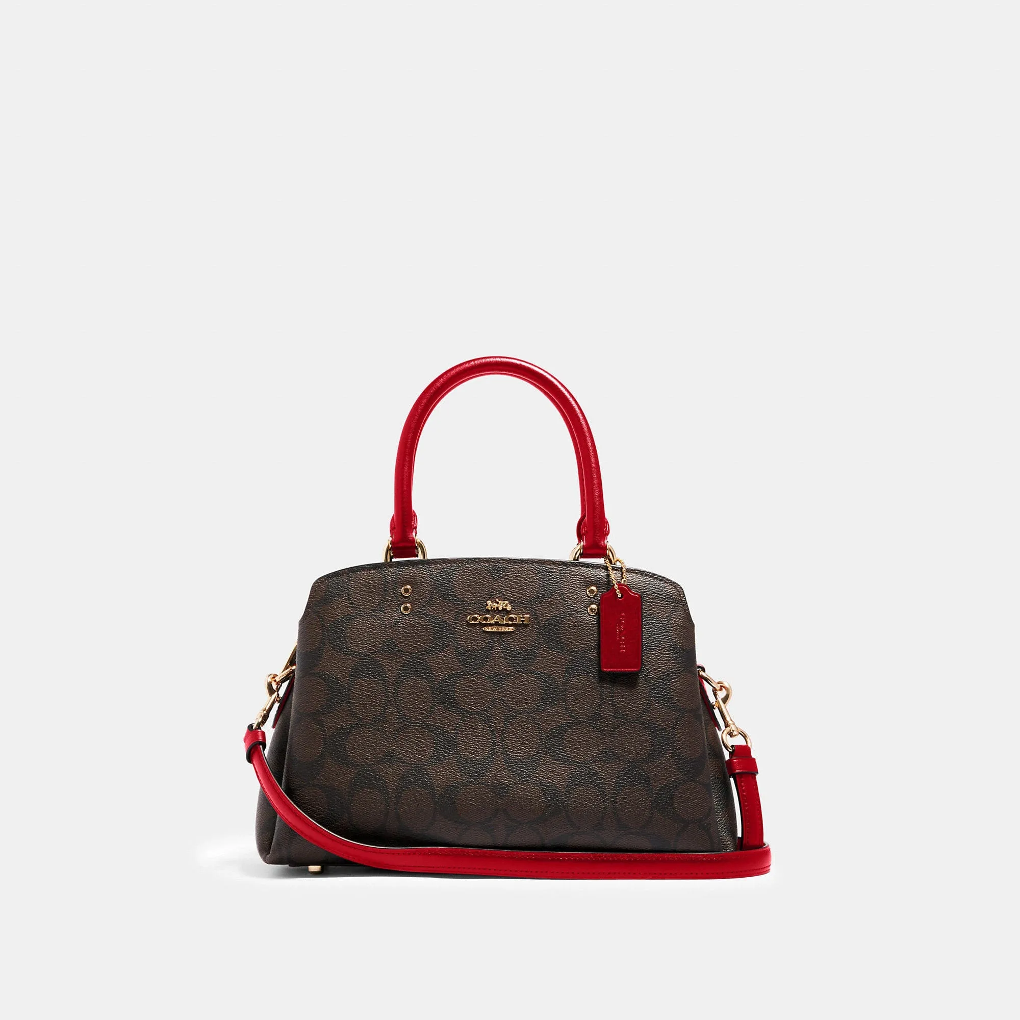 COACH Mini Lillie Carryall In Signature Canvas