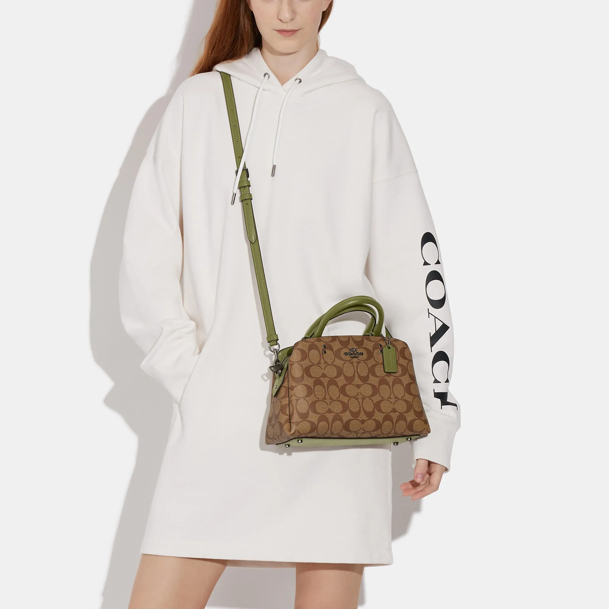 COACH Mini Lillie Carryall In Signature Canvas