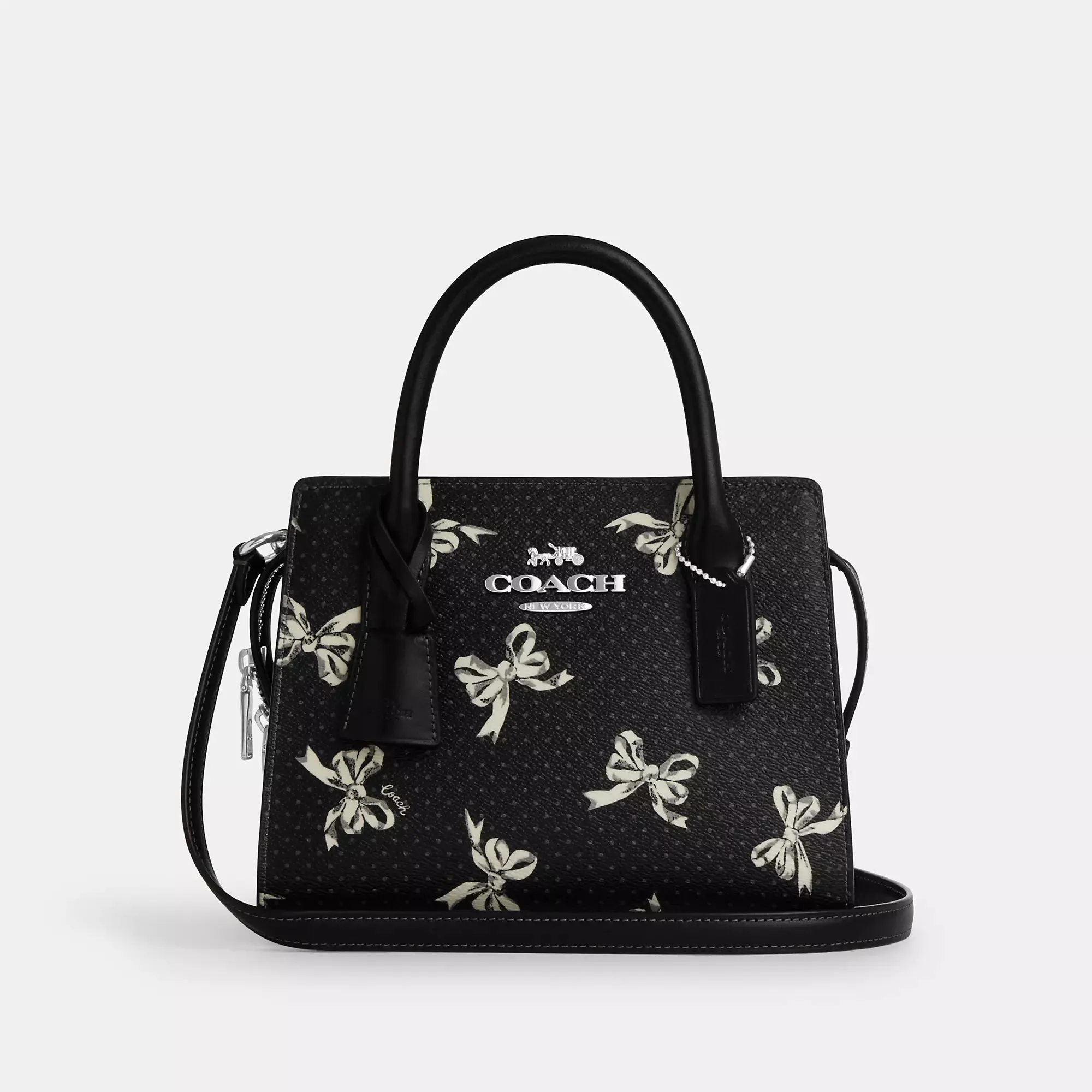 Coach Outlet Andrea Carryall Bag With Bow Print