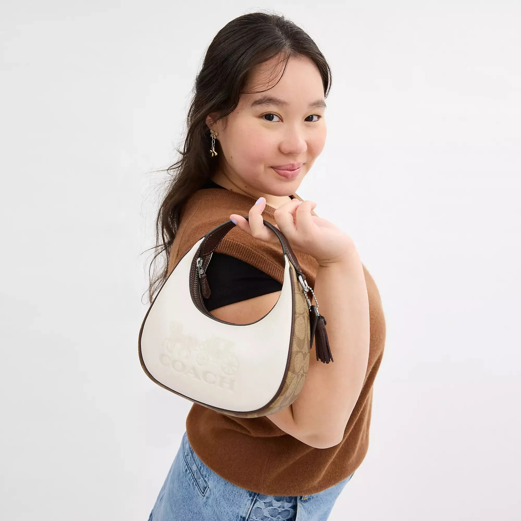 Coach Outlet Carmen Mini Crossbody In Signature Colorblock
