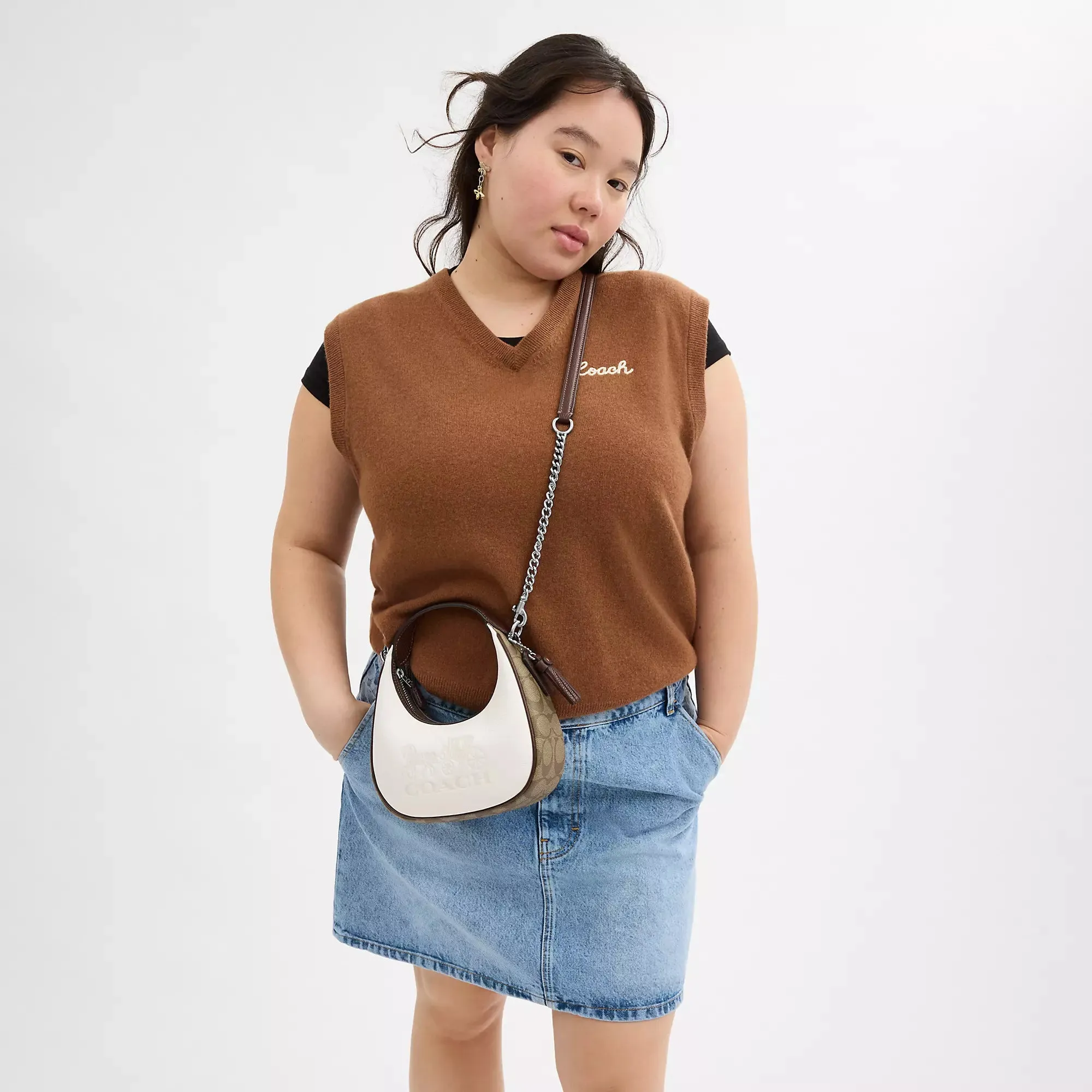 Coach Outlet Carmen Mini Crossbody In Signature Colorblock