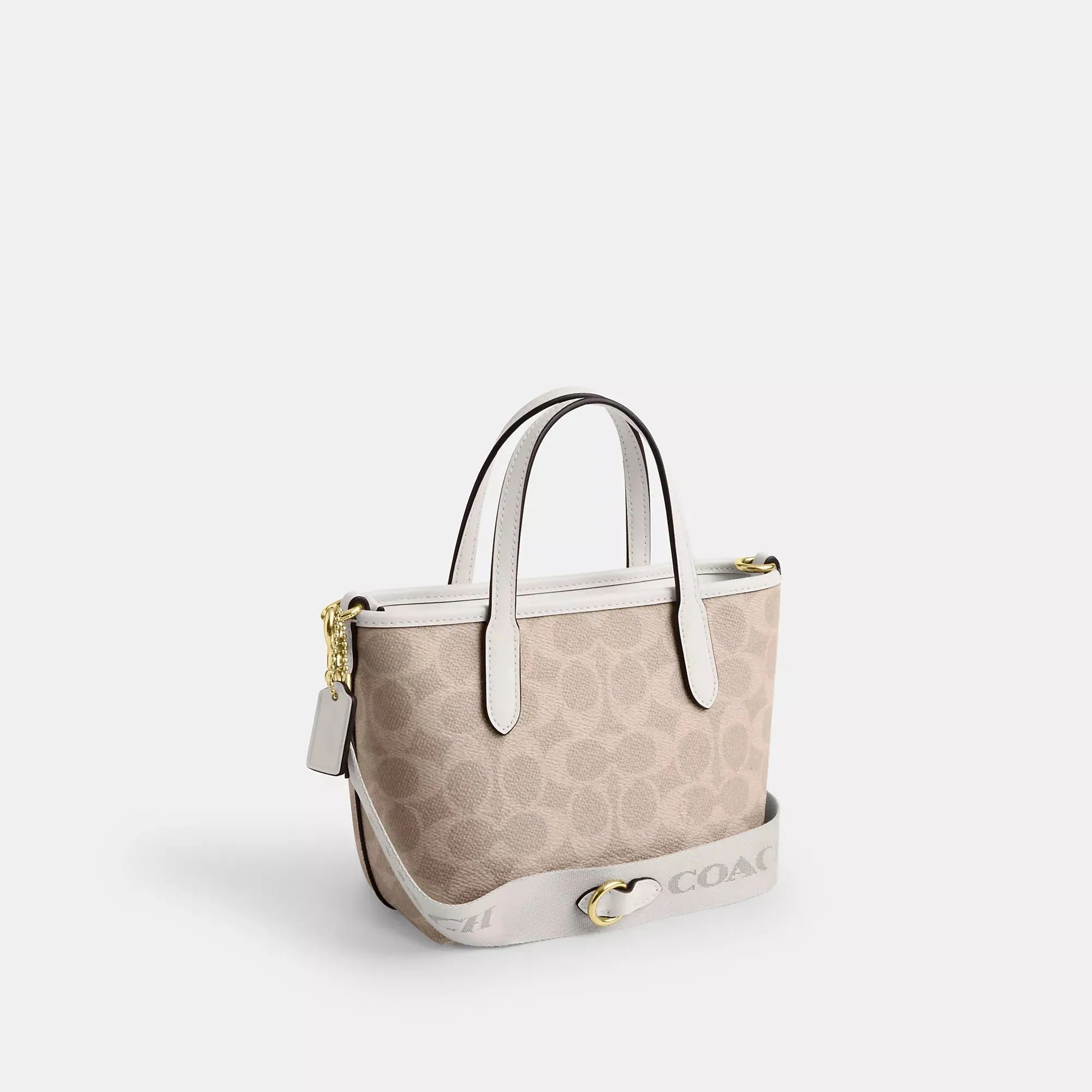Coach Outlet City Mini Tote Bag In Signature Canvas
