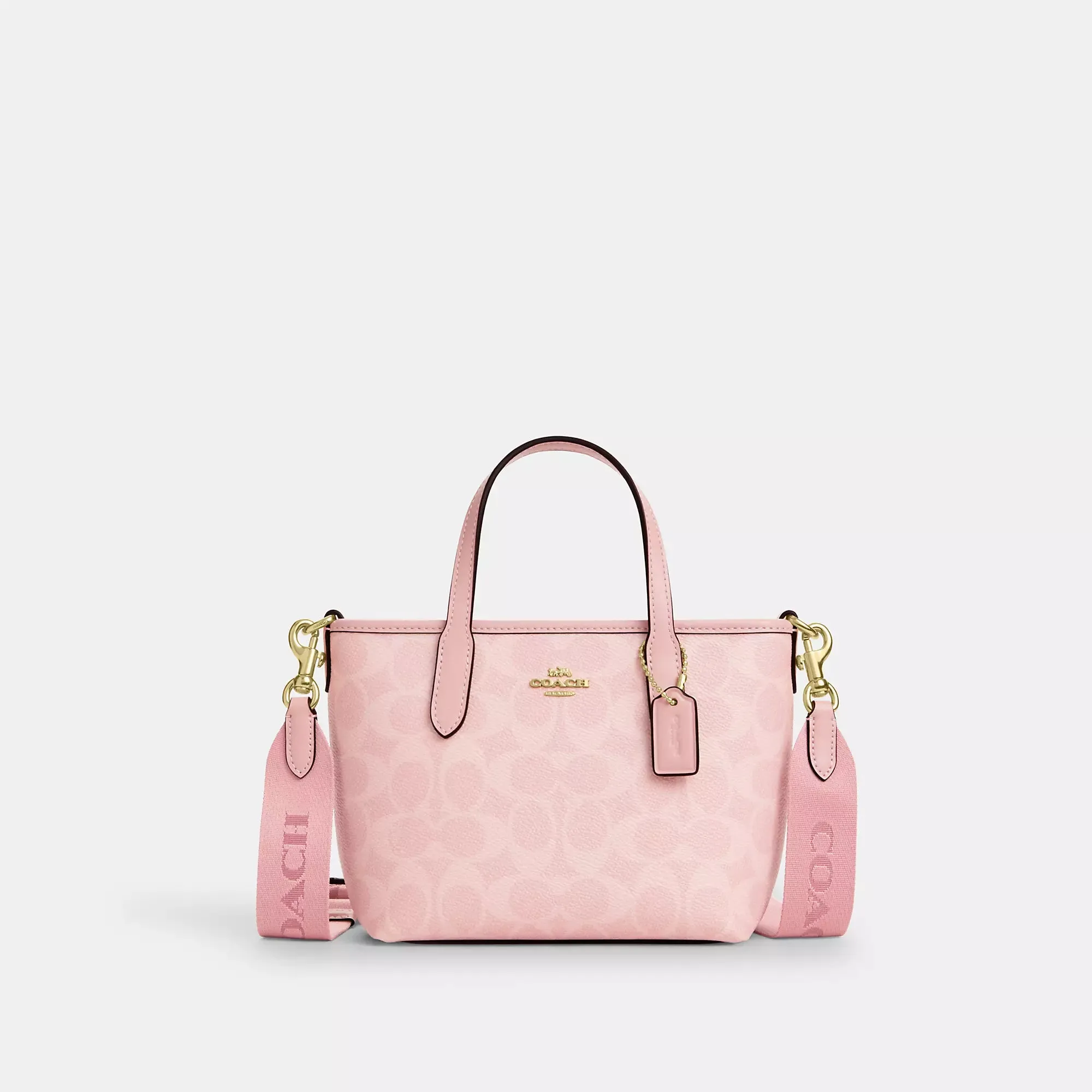 Coach Outlet City Mini Tote Bag In Signature Canvas