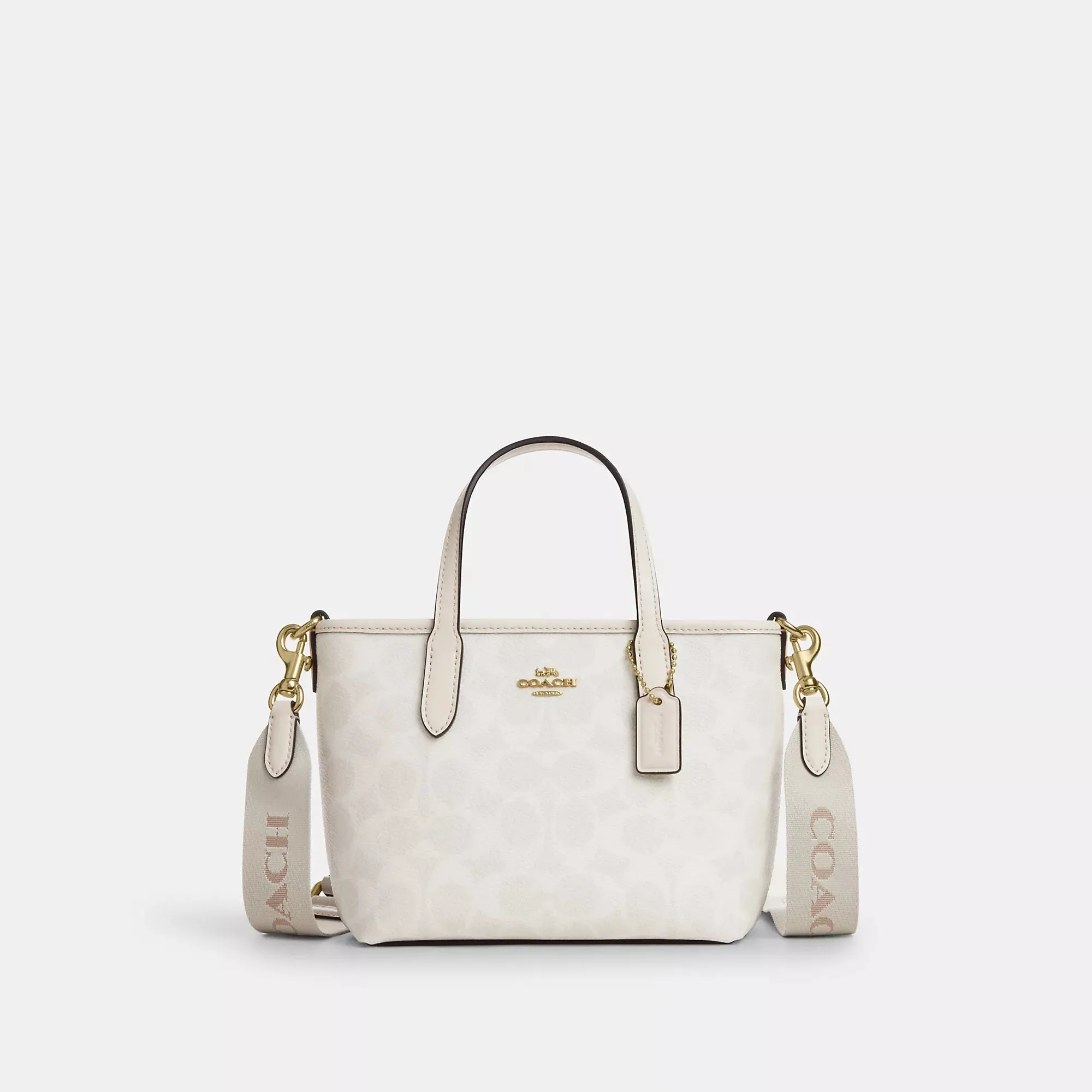Coach Outlet City Mini Tote Bag In Signature Canvas