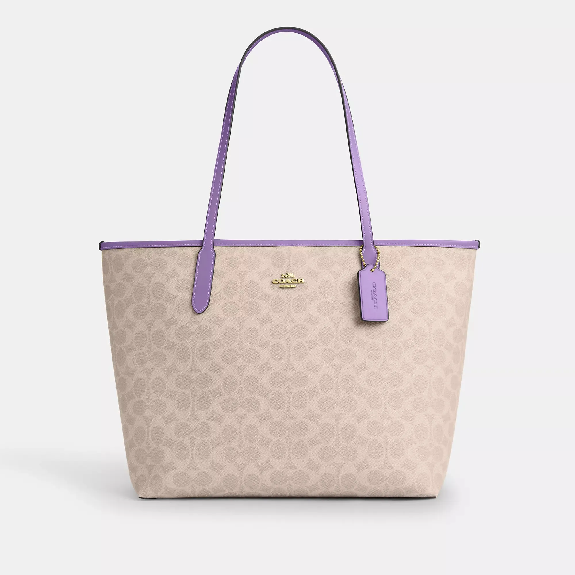 Coach Outlet City Tote Bag In Signature Canvas