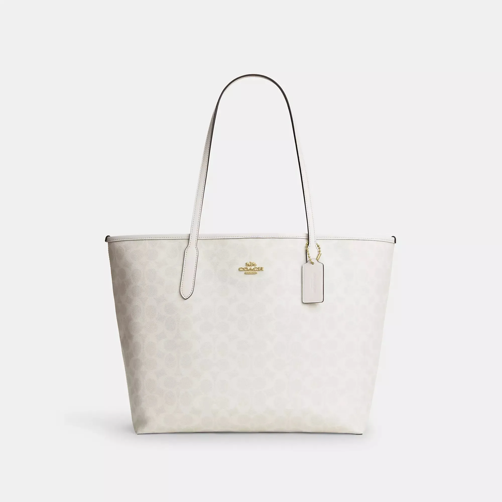 Coach Outlet City Tote Bag In Signature Canvas