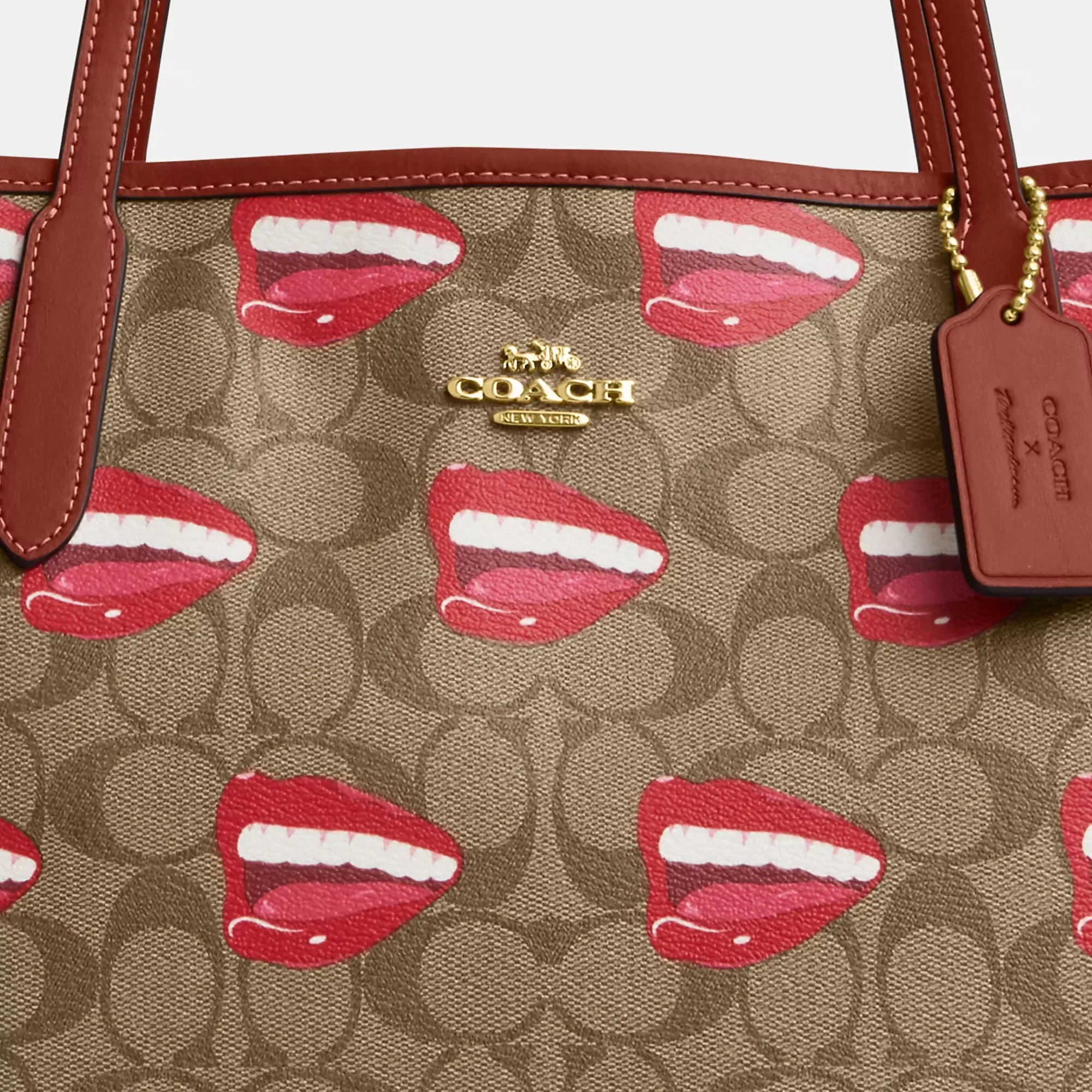Coach Outlet Coach X Tom Wesselmann City Tote In Signature Canvas