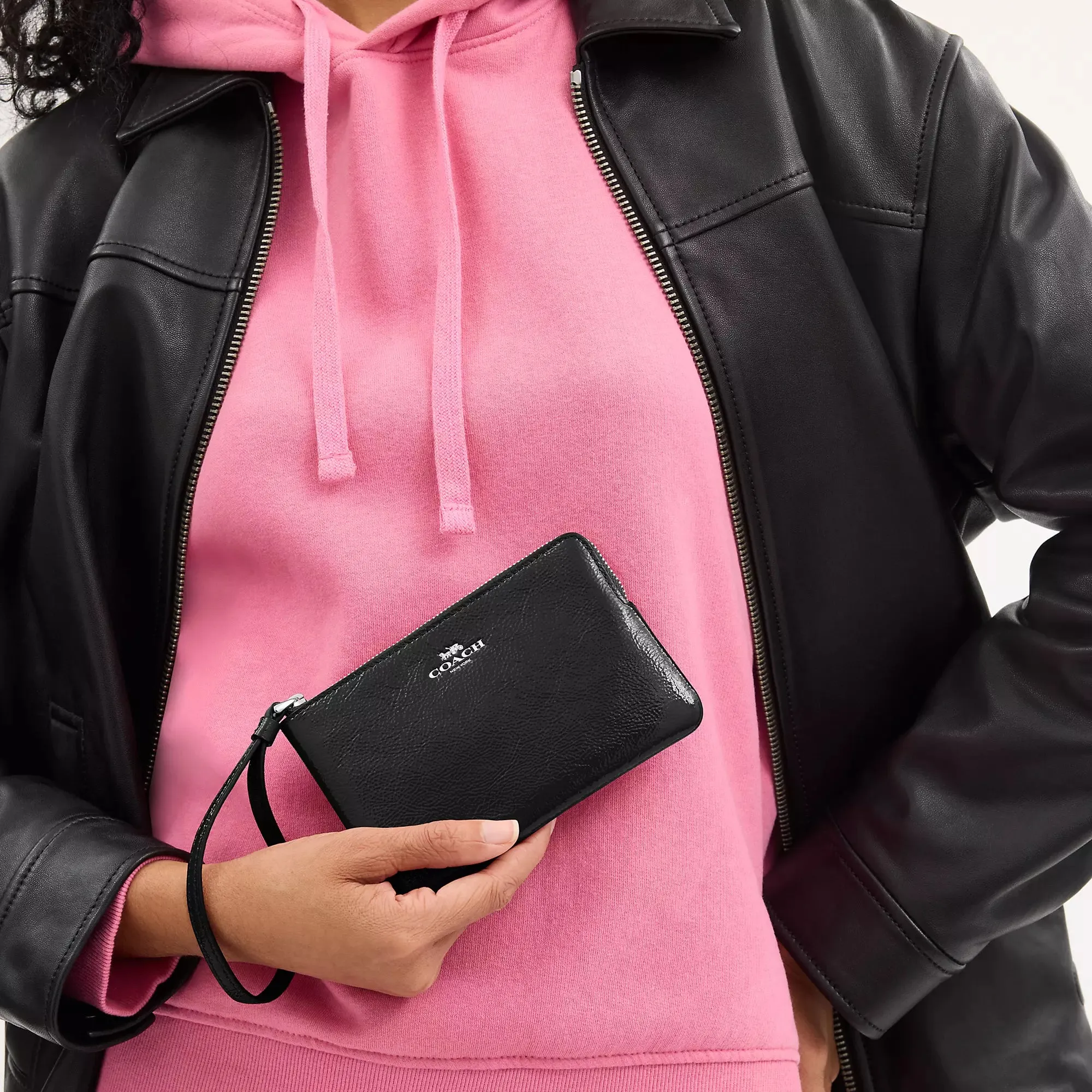 Coach Outlet Corner Zip Wristlet