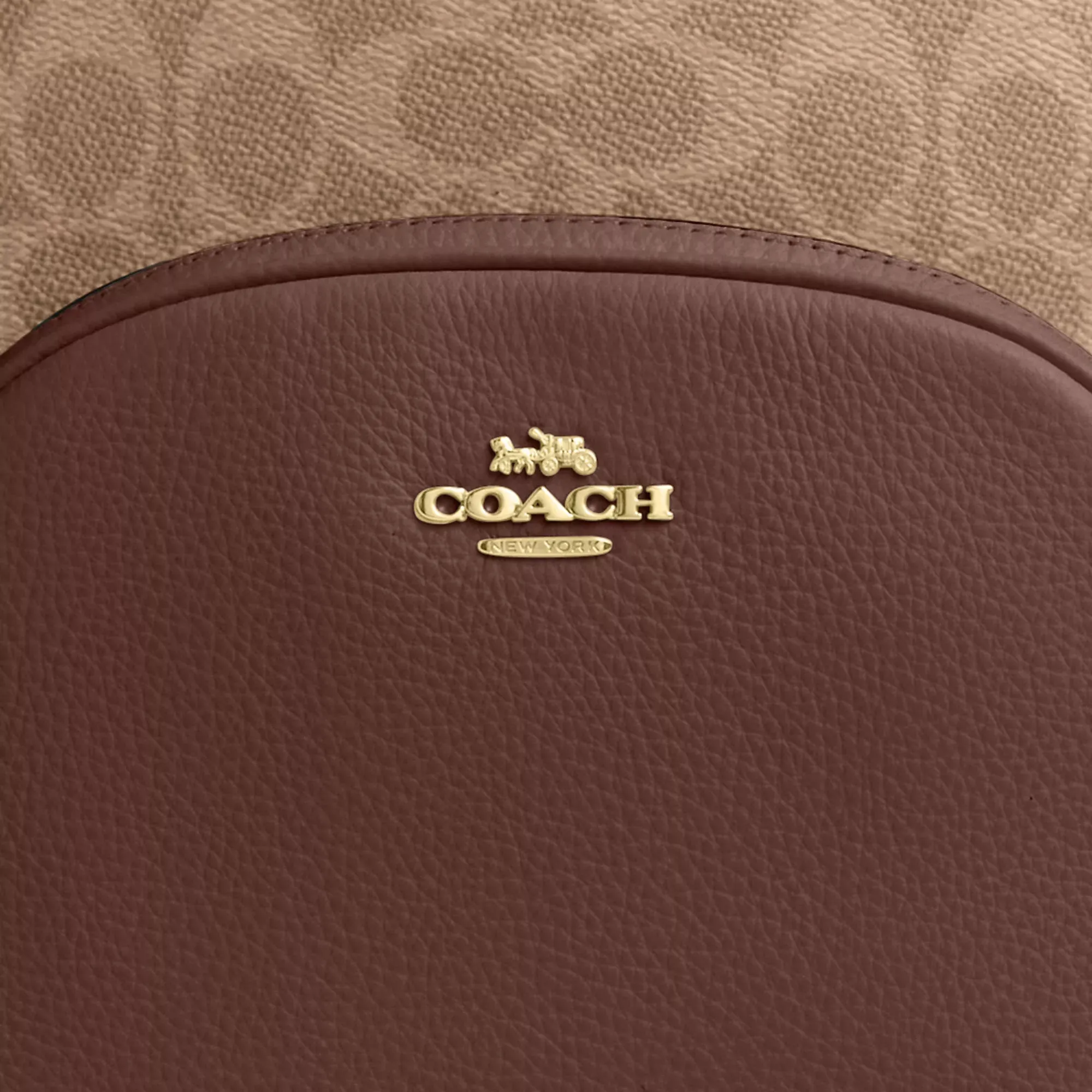Coach Outlet Court Backpack In Signature Canvas