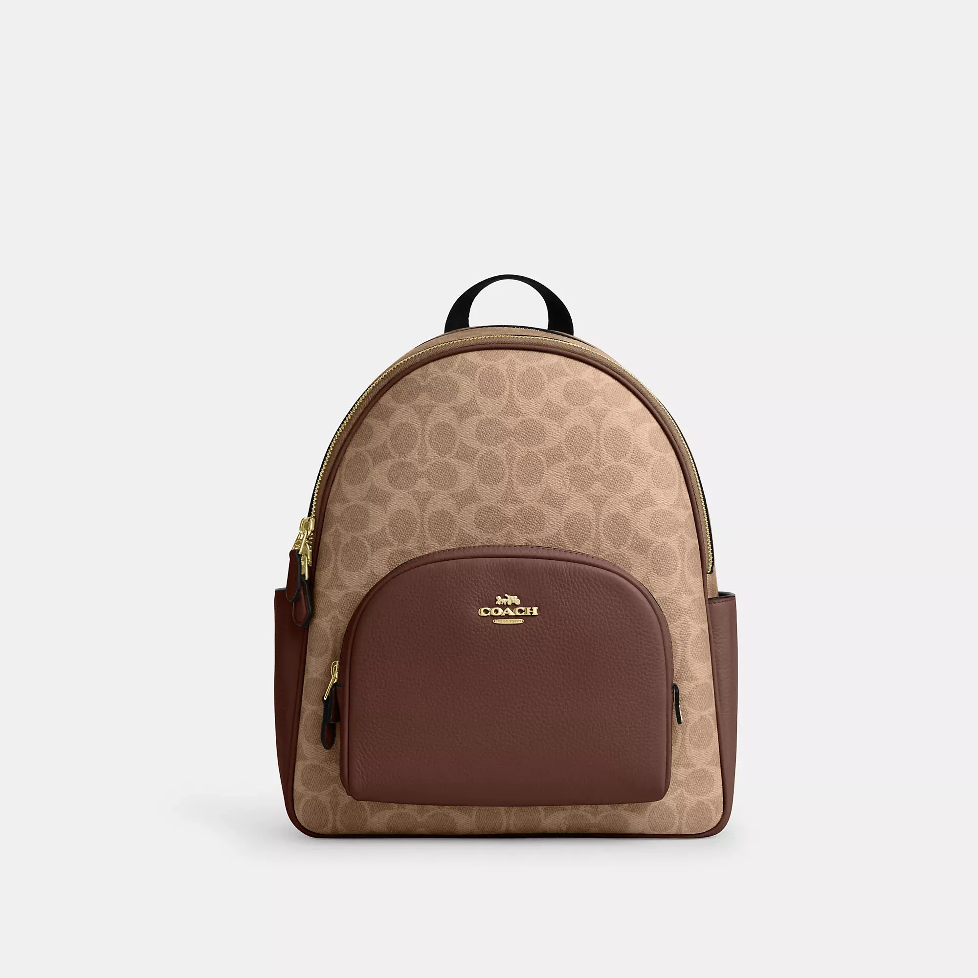 Coach Outlet Court Backpack In Signature Canvas