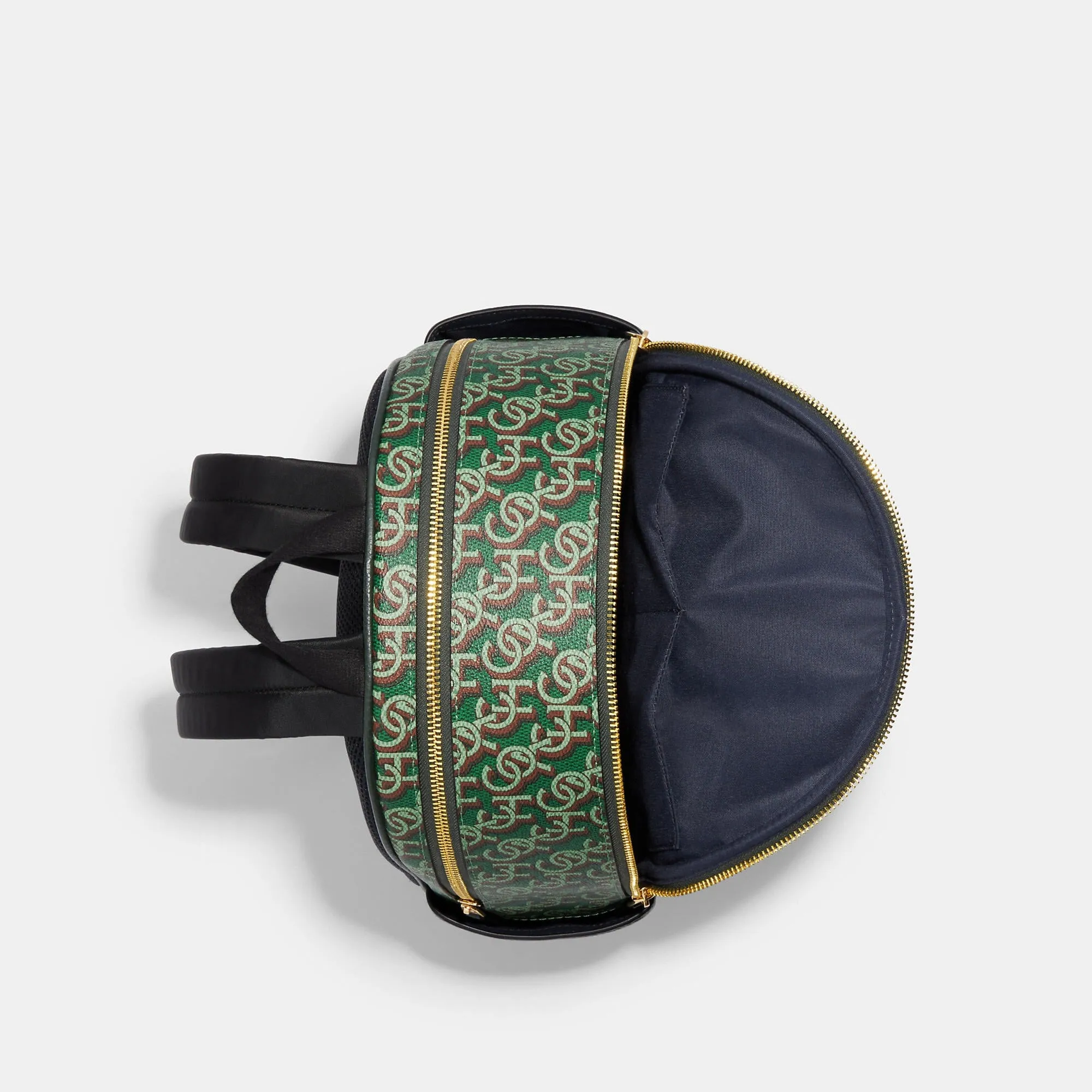 Coach Outlet Court Backpack With Signature Monogram Print