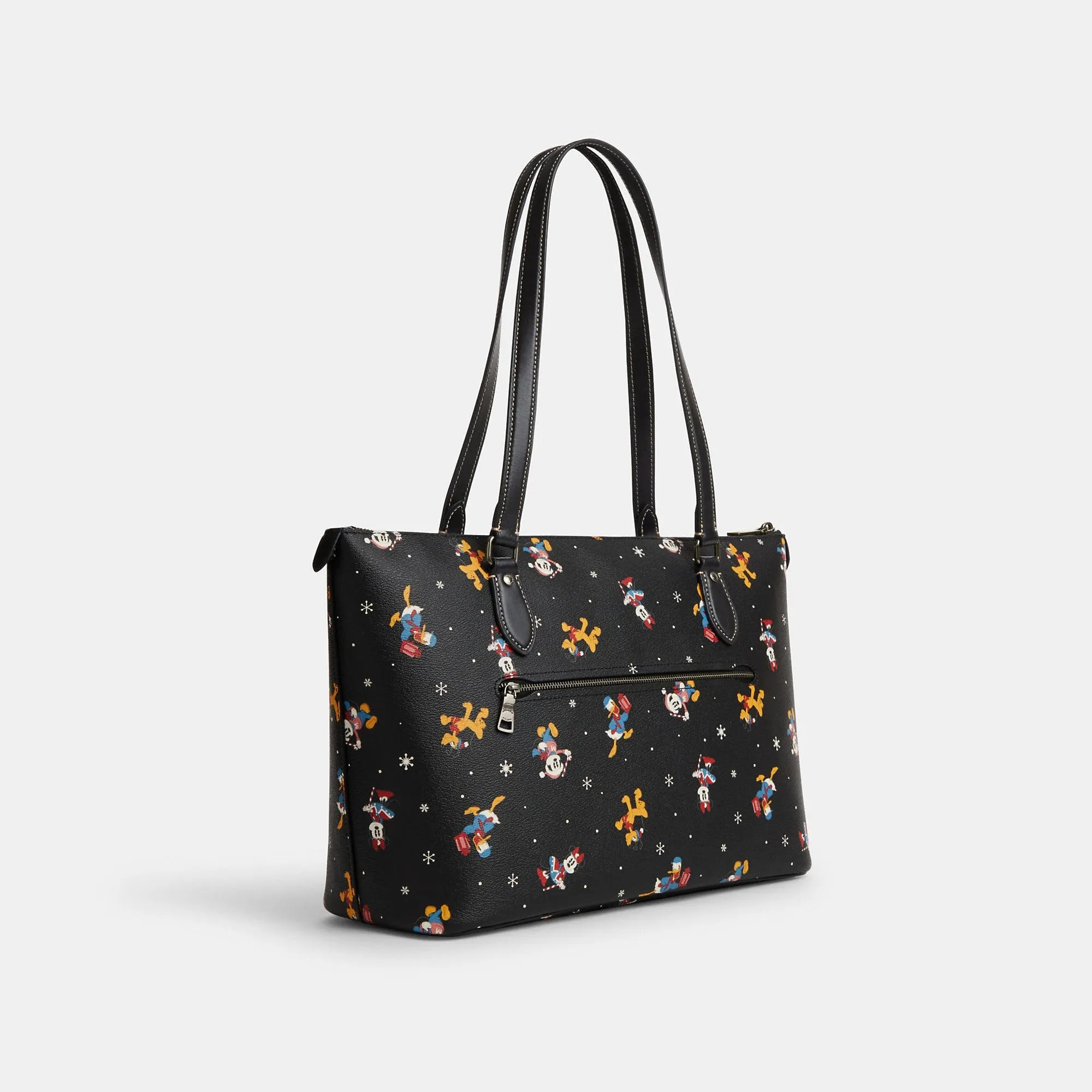 Coach Outlet Disney X Coach Gallery Tote With Holiday Print